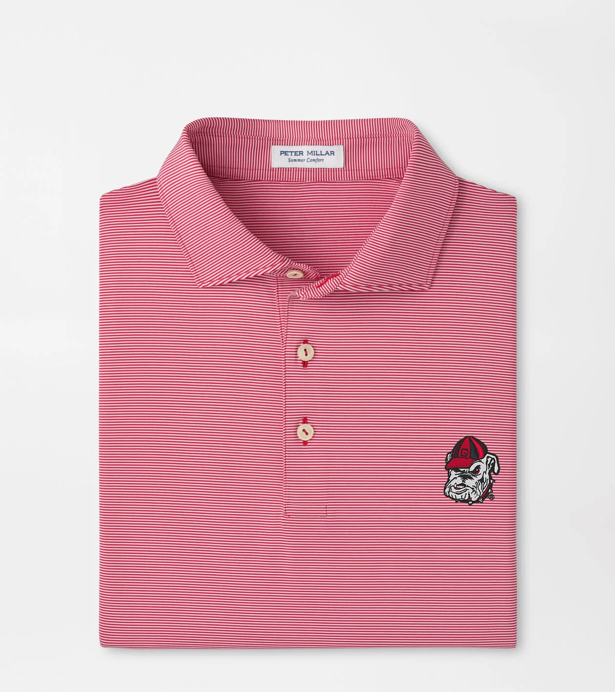 Georgia Bulldog Game Day Jubilee Stripe Performance Polo