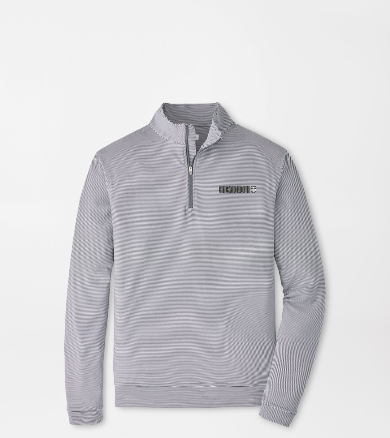 University of Chicago Booth Perth Mini-Stripe Performance Pullover 1 University of Chicago Booth Perth Mini-Stripe Performance Pullover