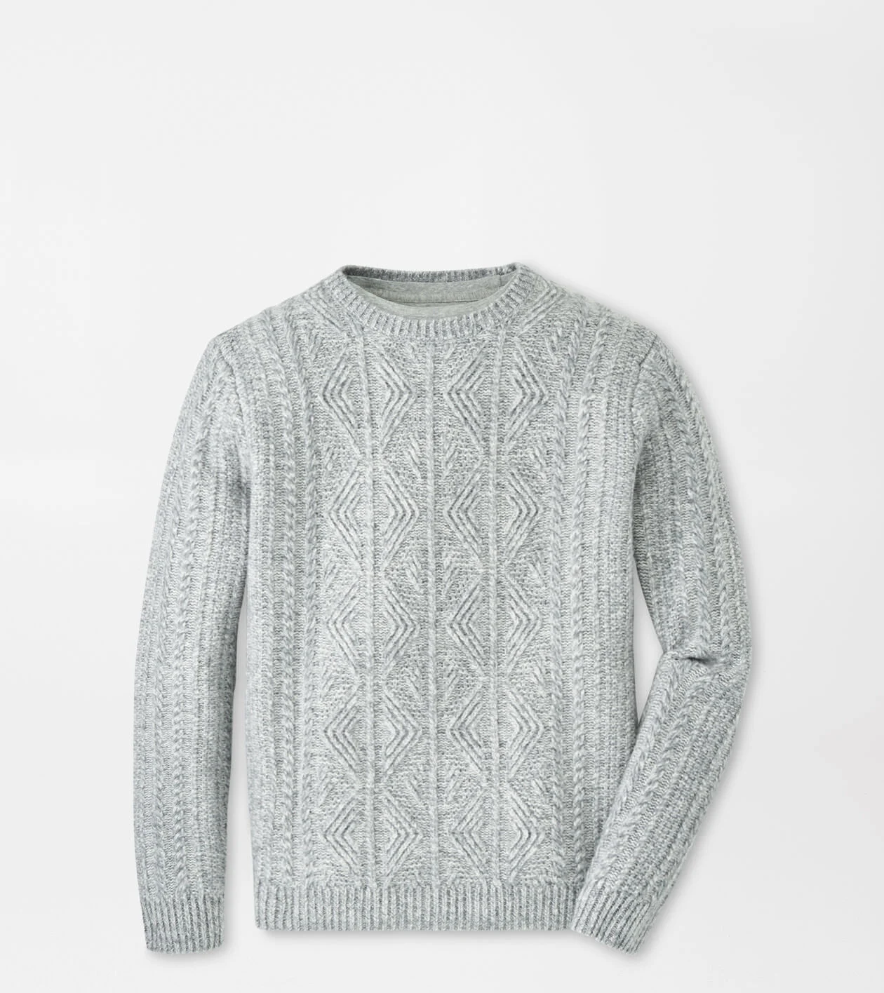 Callum Cable Crewneck Sweater 1 Callum Cable Crewneck Sweater