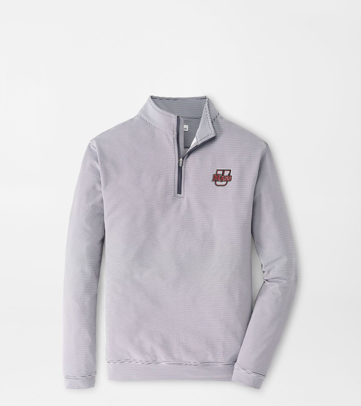 UMass Perth Mini-Stripe Performance Pullover