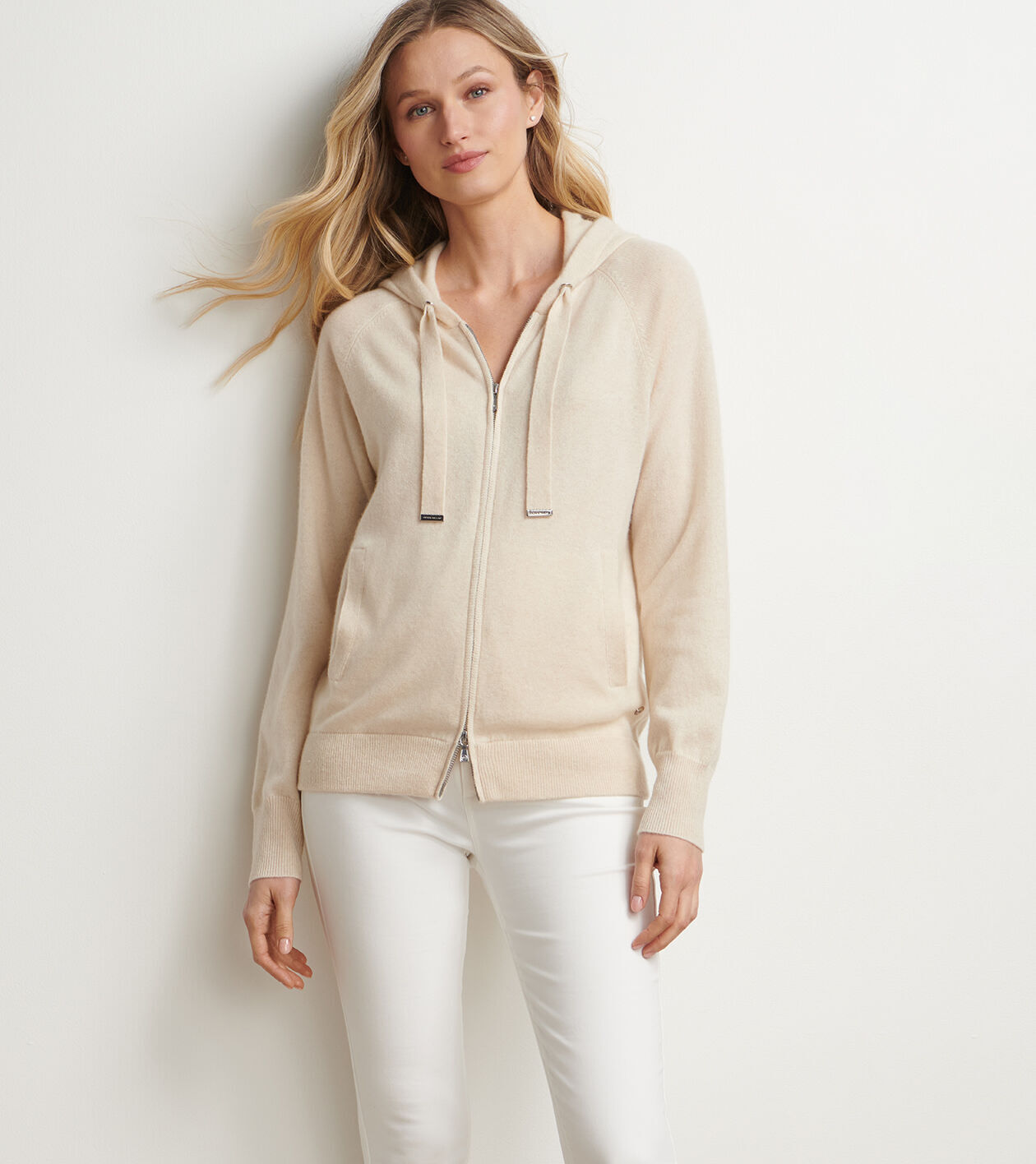 Crown Heritage Cashmere Full-Zip Hoodie