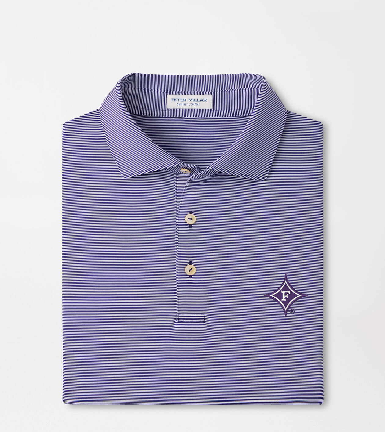 Furman Jubilee Stripe Performance Polo 1 Furman Jubilee Stripe Performance Polo