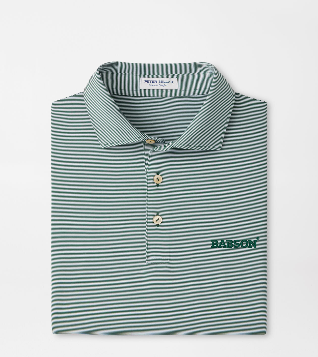 Babson Jubilee Stripe Performance Polo