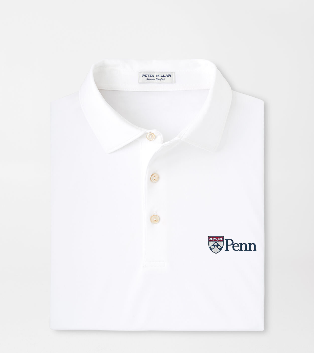 UPenn Solid Performance Jersey Polo (Sean Self Collar)