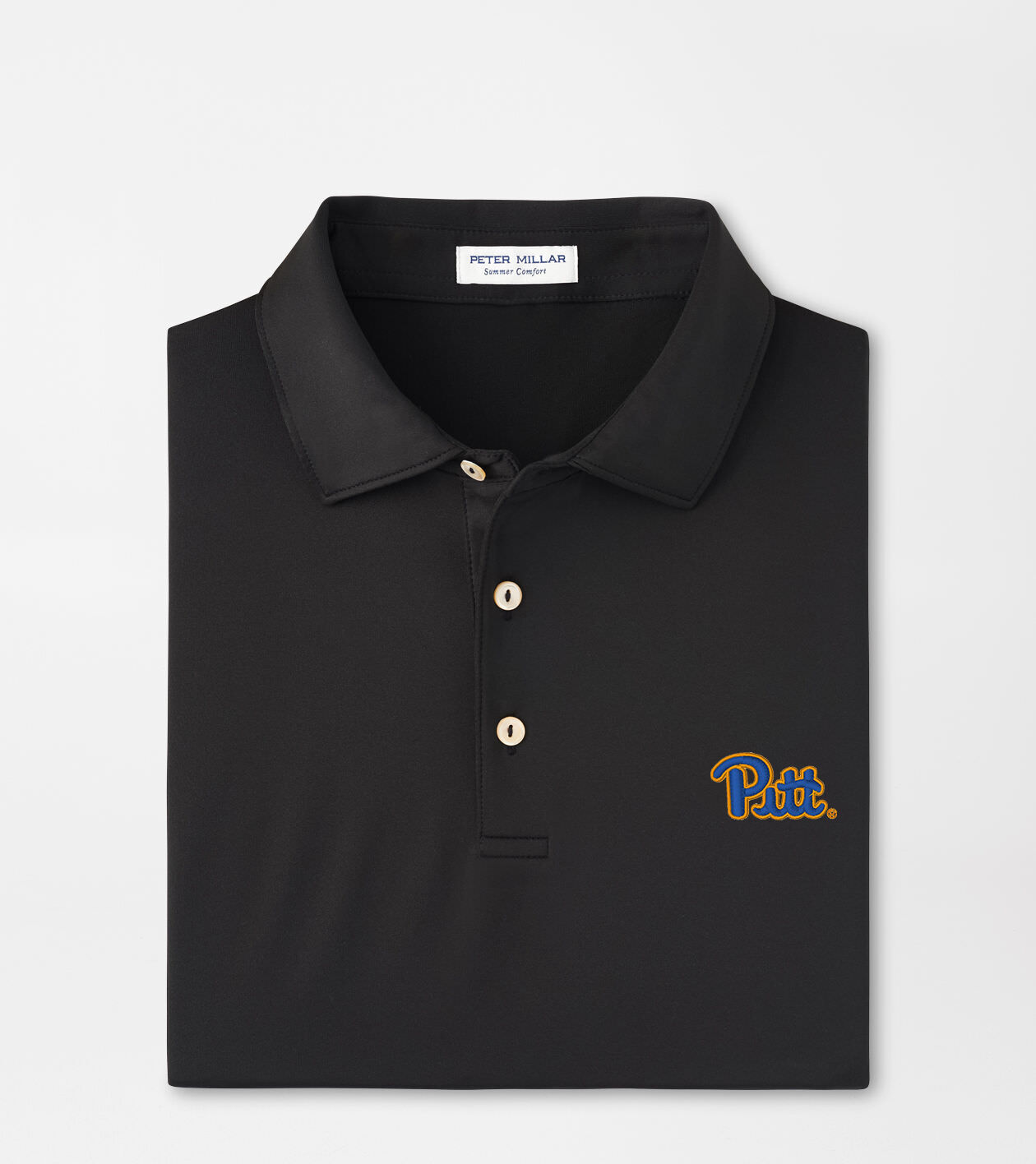 Pittsburgh Solid Performance Jersey Polo (Sean Self Collar) 1 Pittsburgh Solid Performance Jersey Polo (Sean Self Collar)