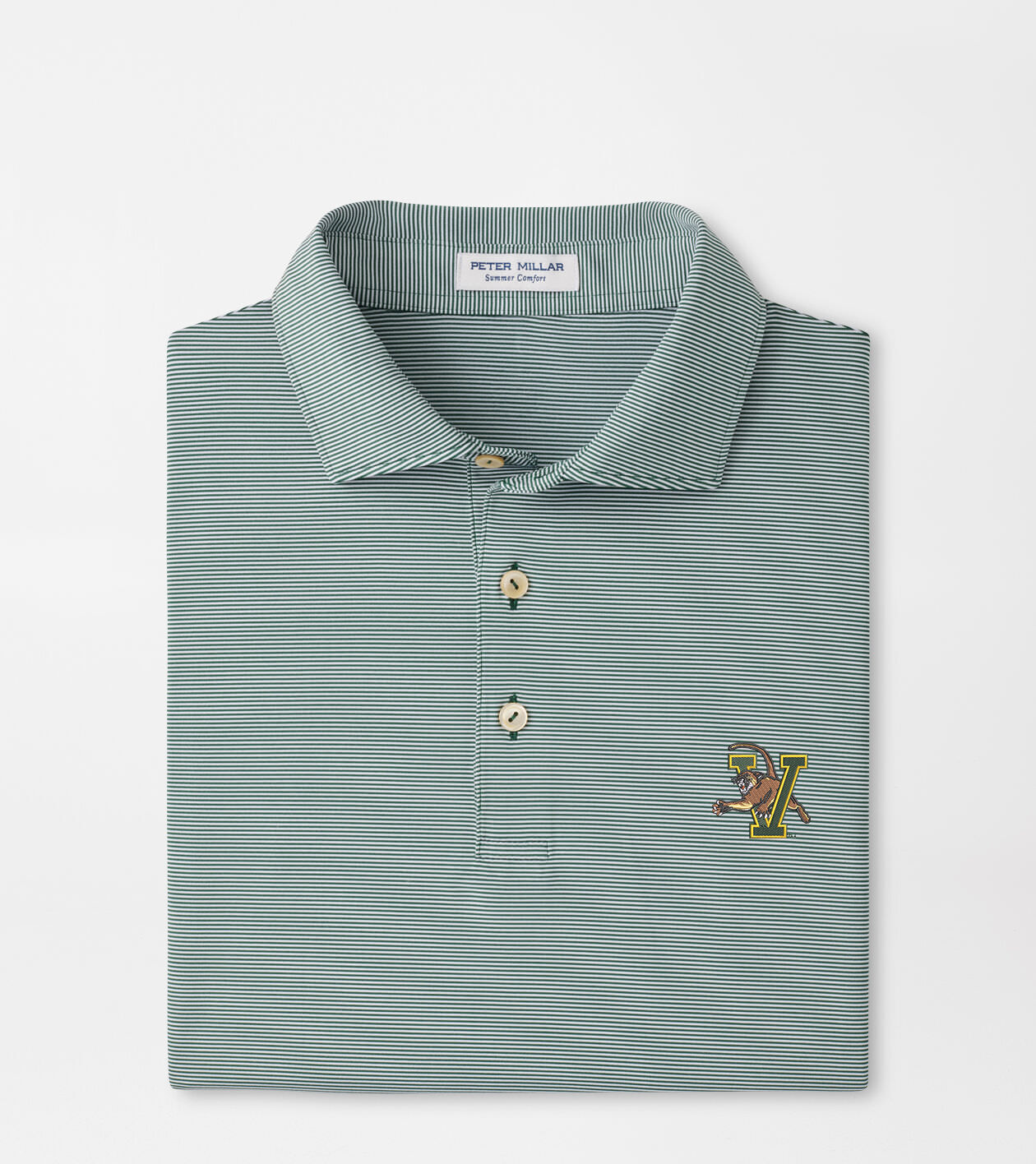 Vermont Jubilee Stripe Performance Polo 1 Vermont Jubilee Stripe Performance Polo