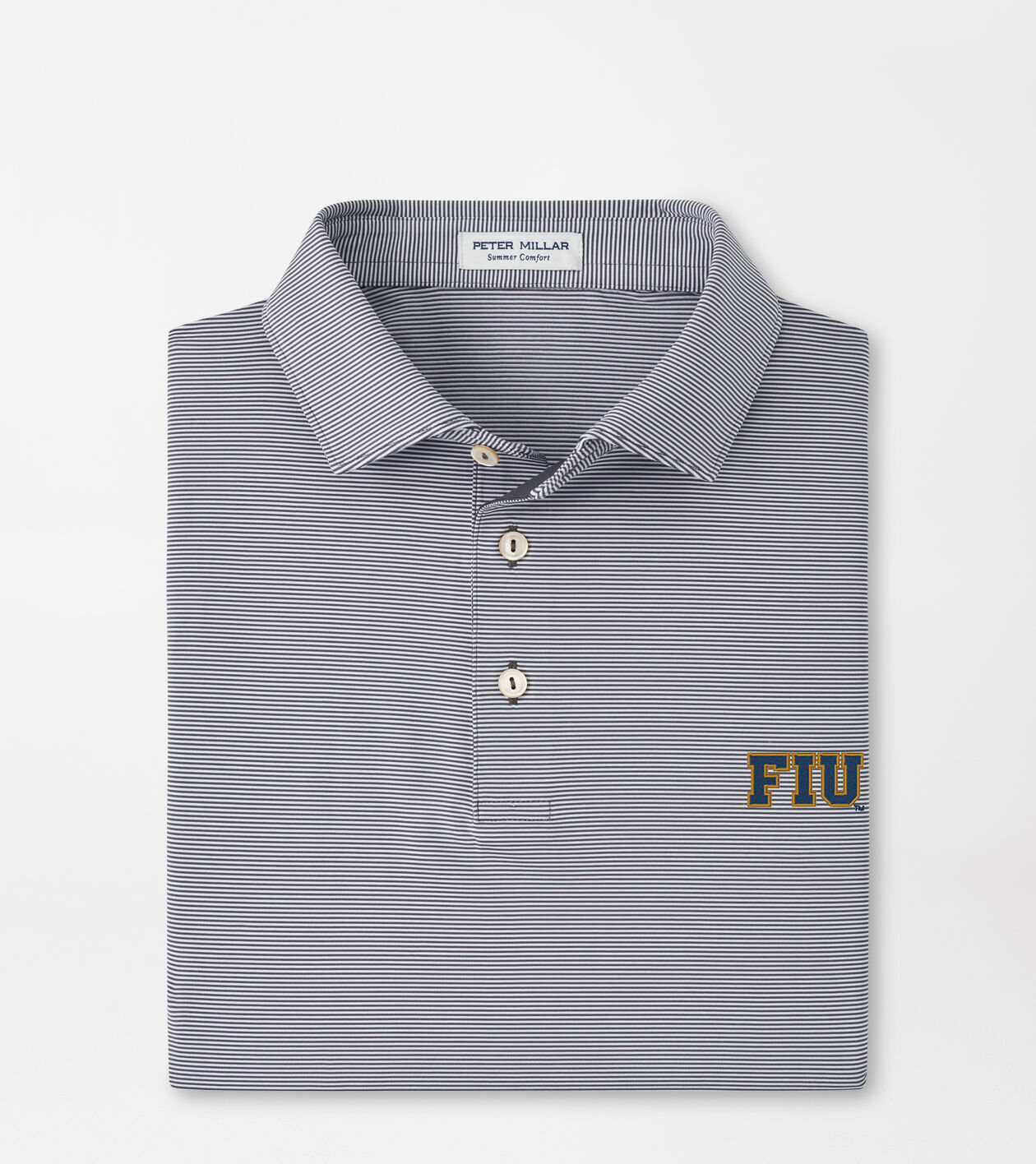 Florida International University Jubilee Stripe Performance Polo 1 Florida International University Jubilee Stripe Performance Polo