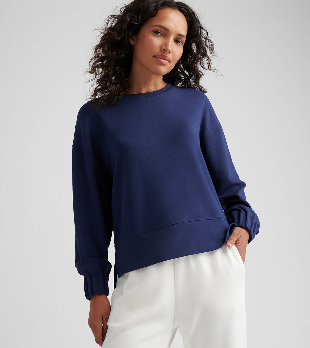 Flora Knit Crewneck