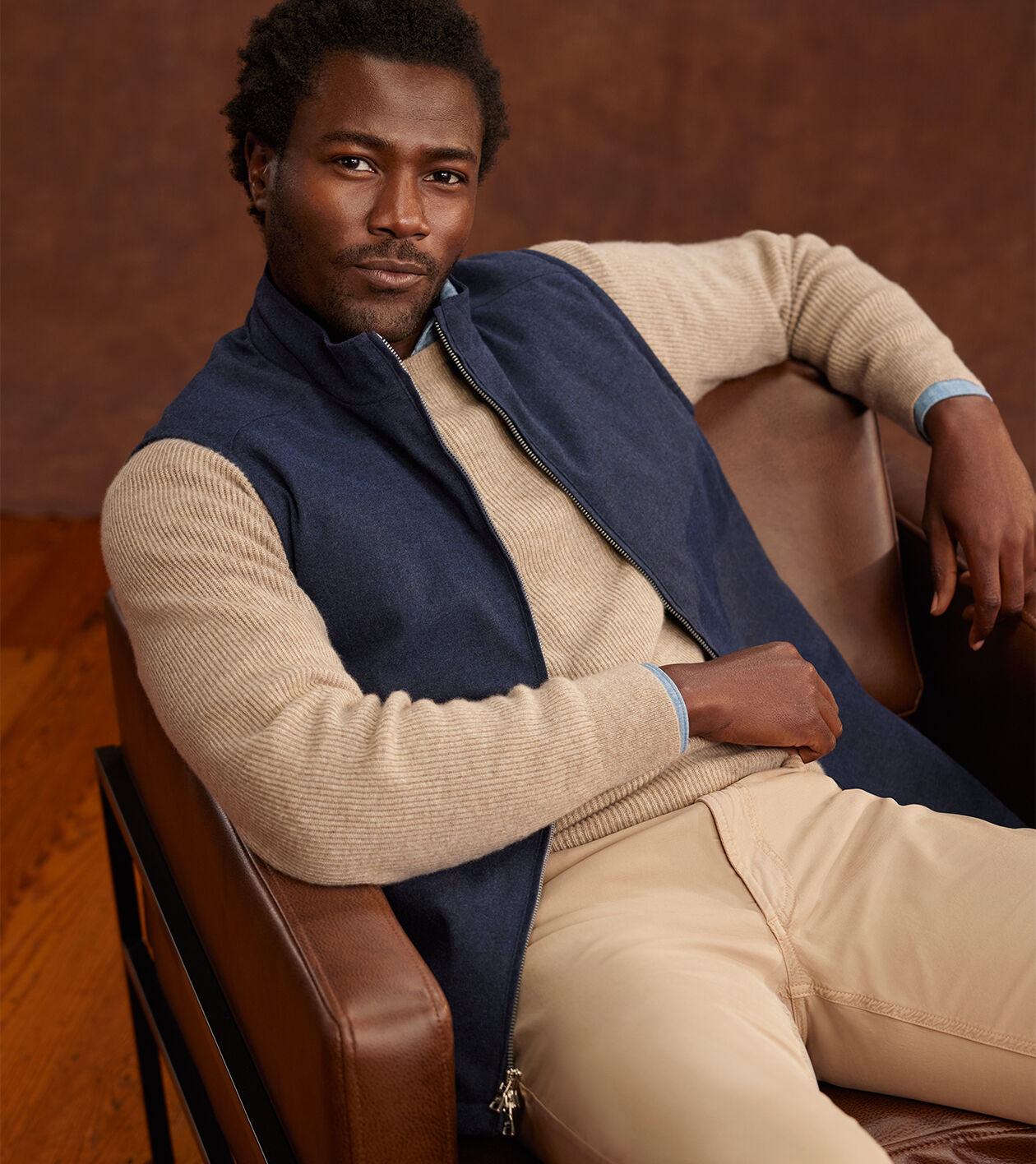 Artisan Crafted Cashmere Rib Crewneck