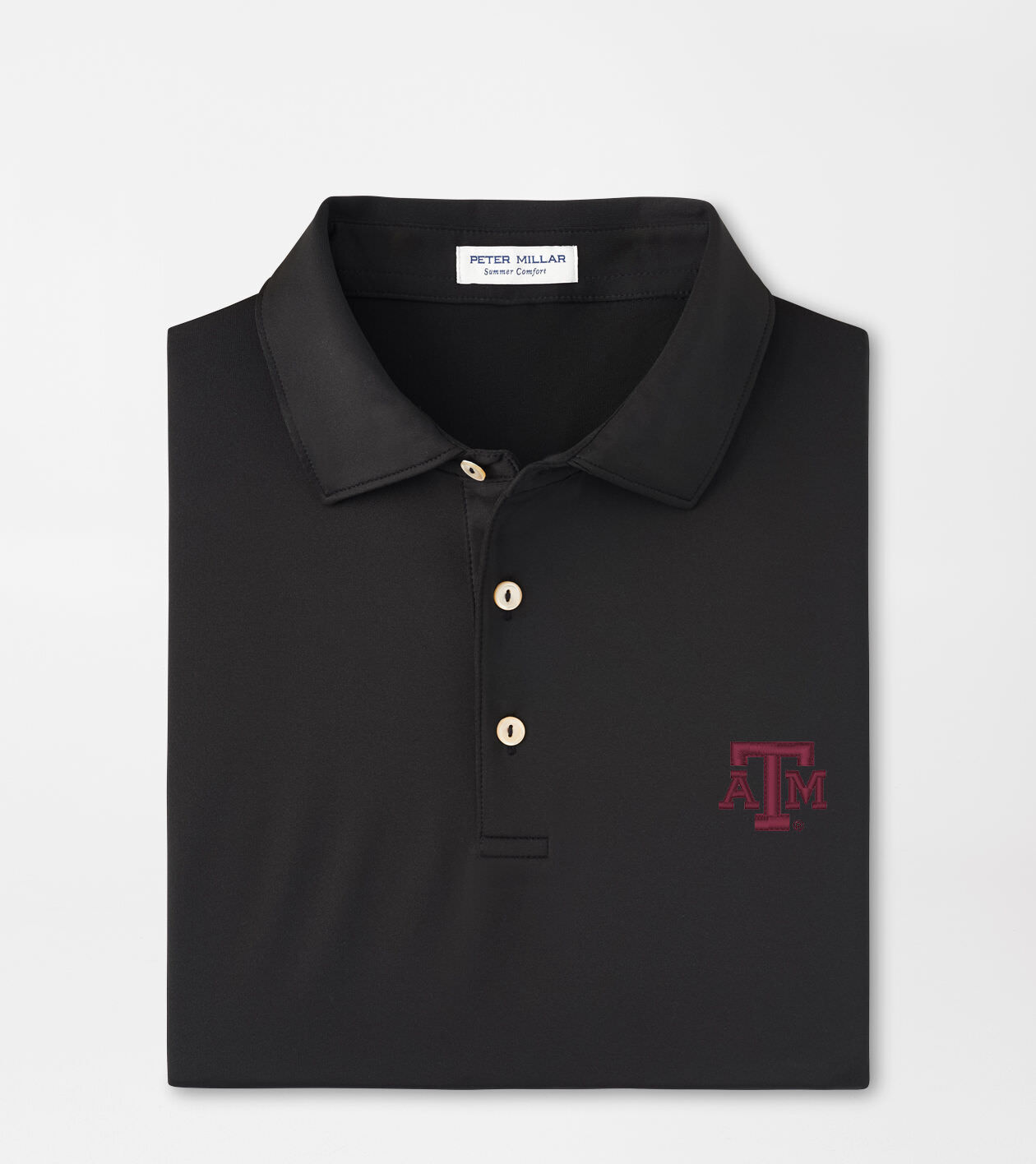 Texas A&M Solid Performance Jersey Polo 2 Texas A&M Solid Performance Jersey Polo