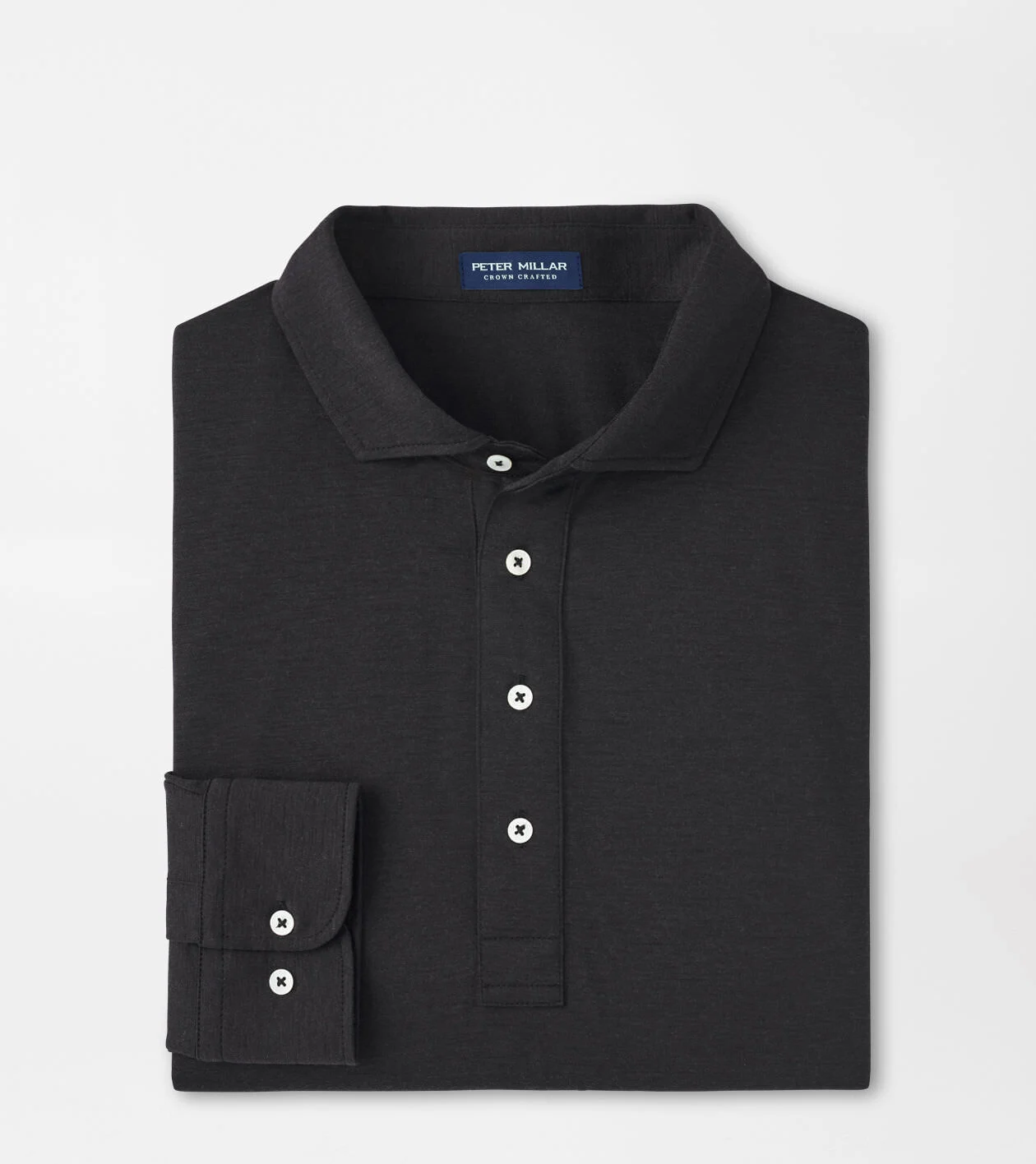 Lawrence Long-Sleeve Wool Polo