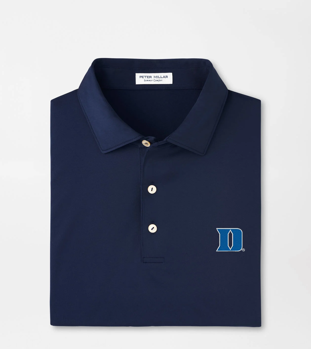 Duke Solid Performance Jersey Polo (Sean Self Collar)