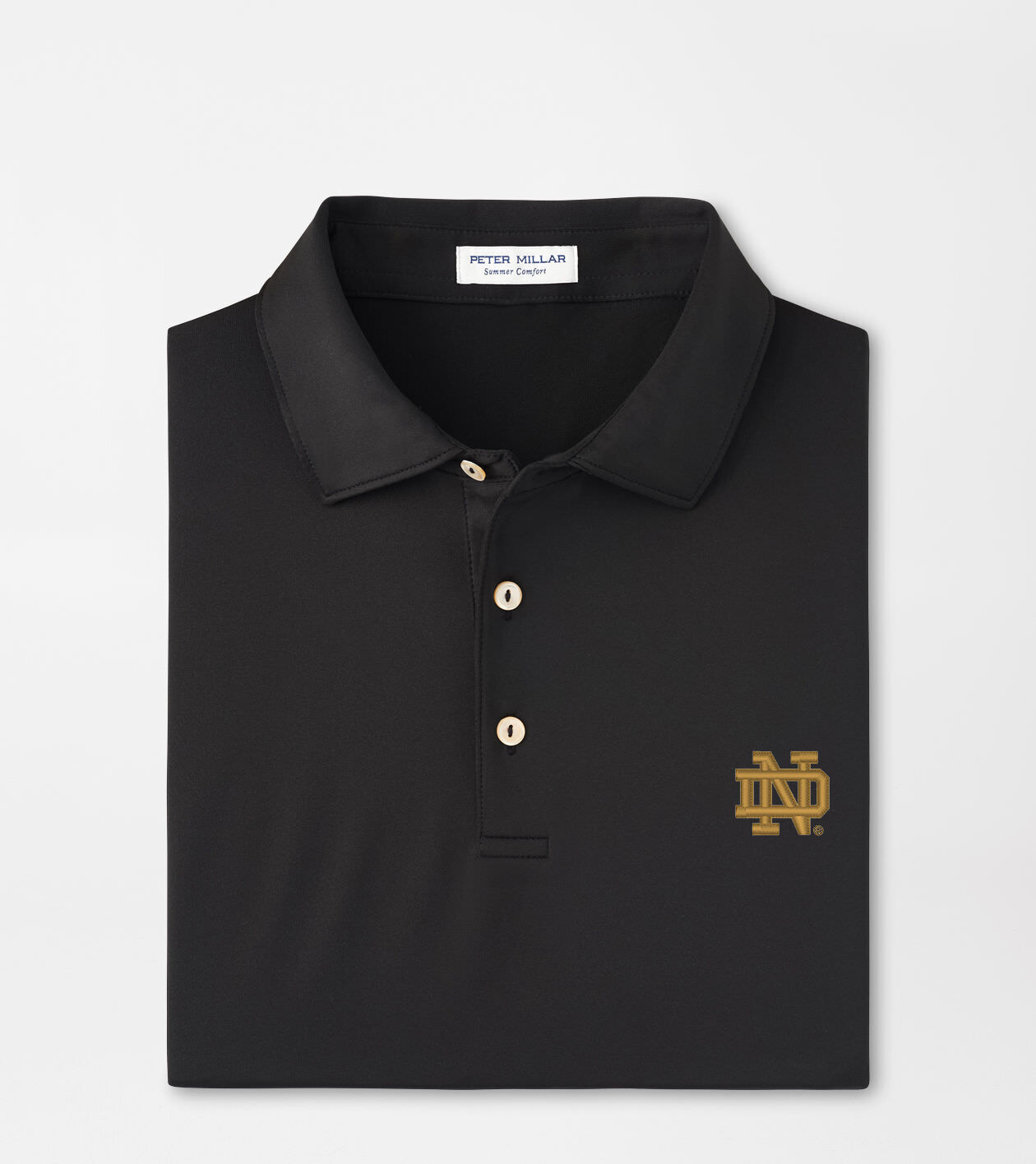 Notre Dame Solid Performance Jersey Polo