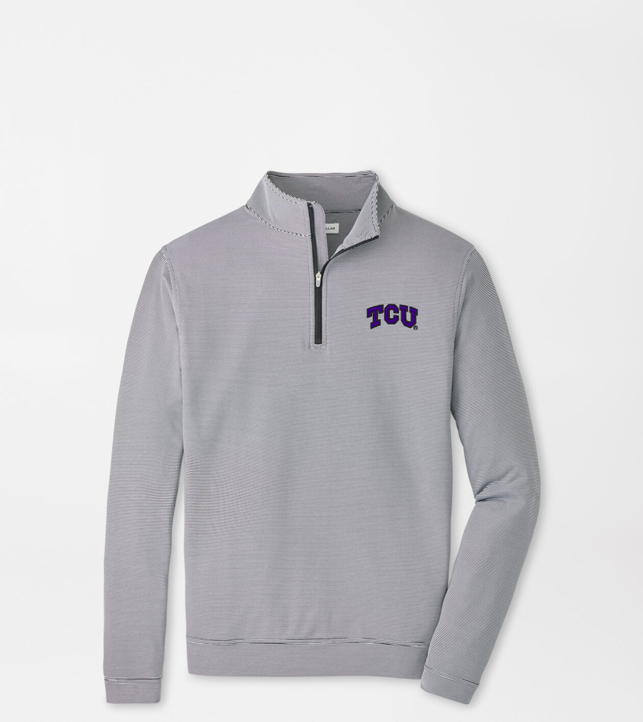 TCU Game Day Perth Sugar Stripe Performance Quarter-Zip