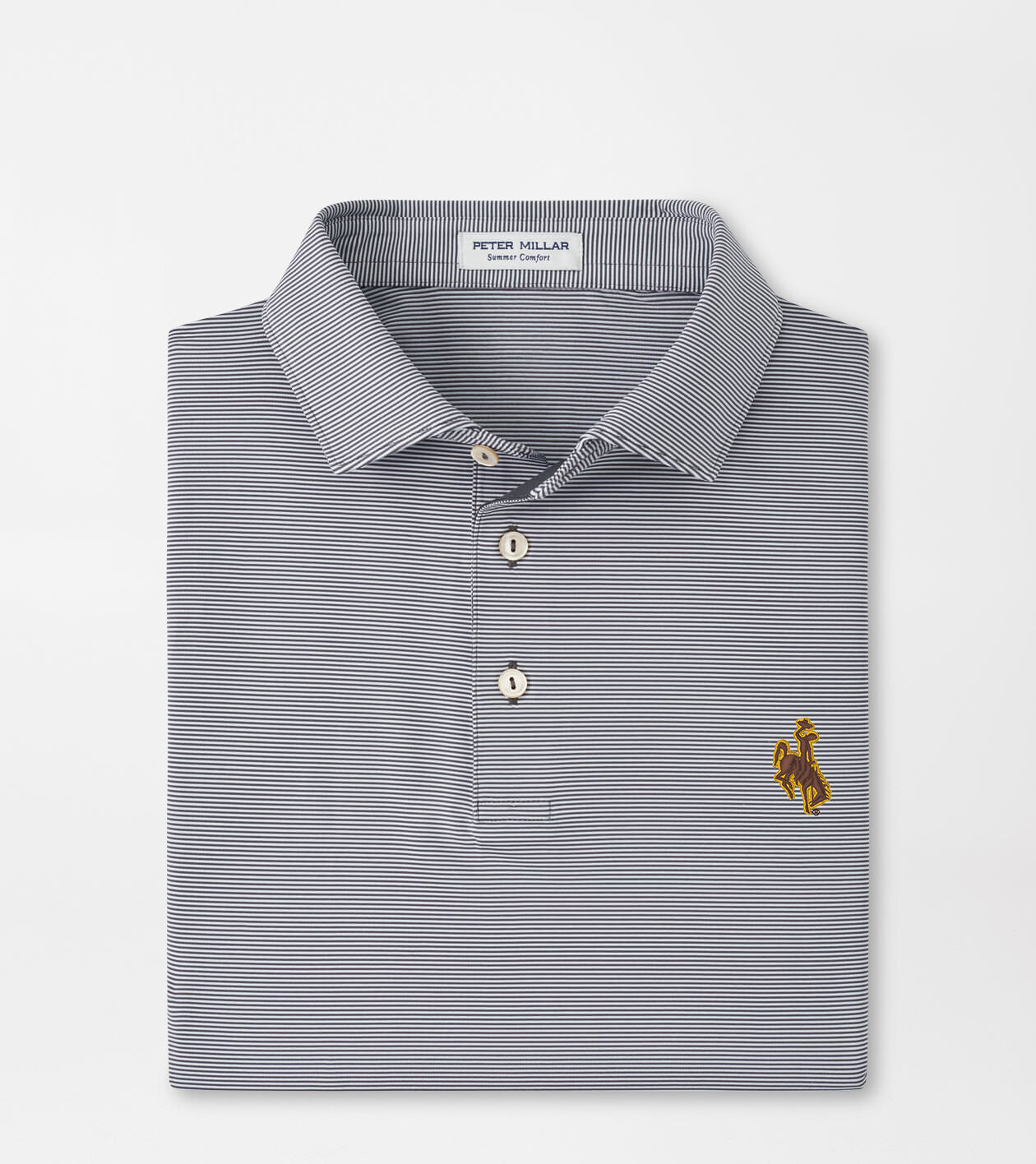 Wyoming Jubilee Stripe Performance Polo