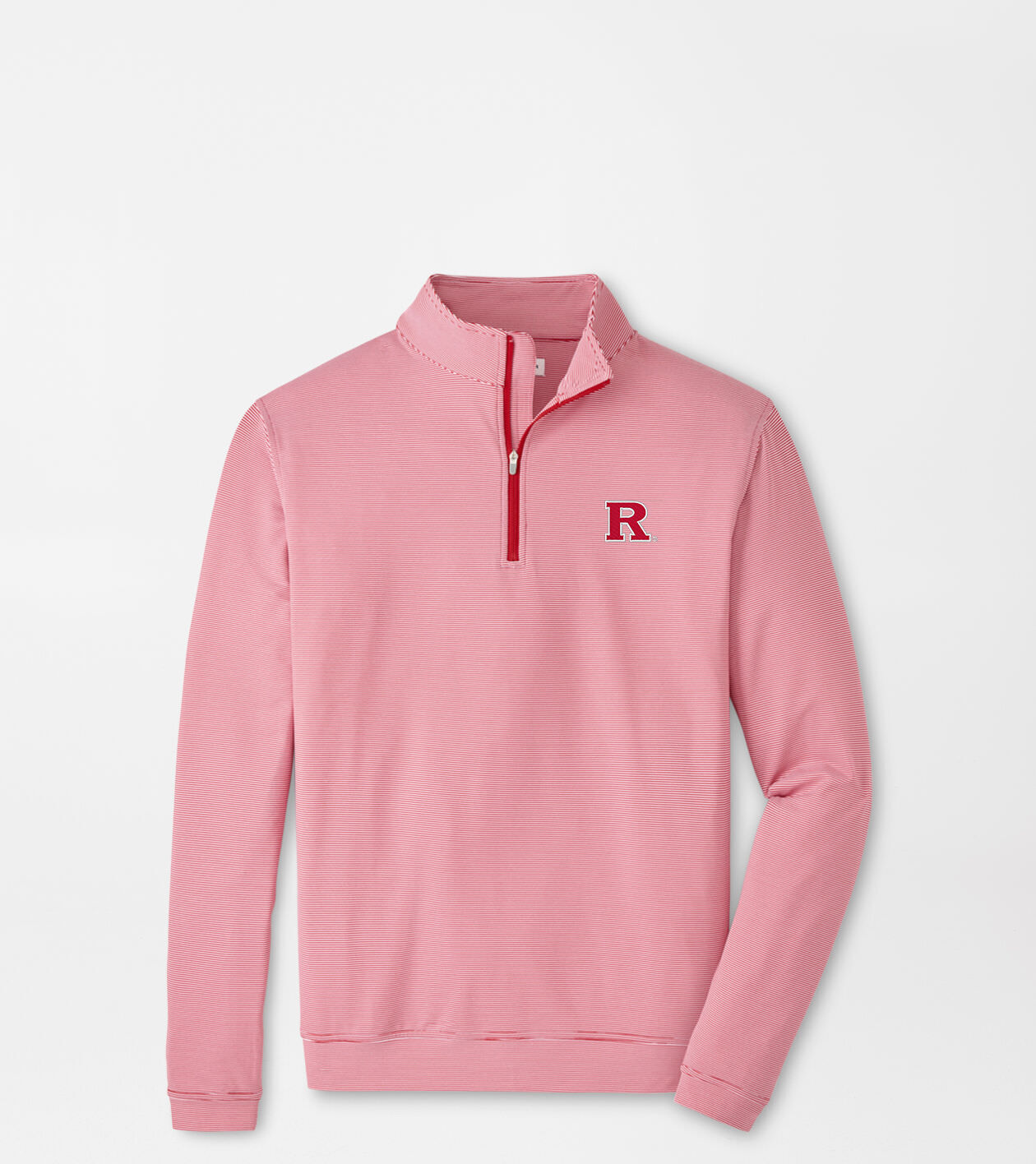 Rutgers Perth Mini-Stripe Performance Pullover
