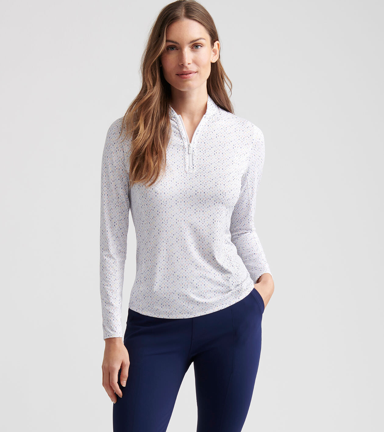Final Touch Lightweight Long-Sleeve Zip Sun Shirt