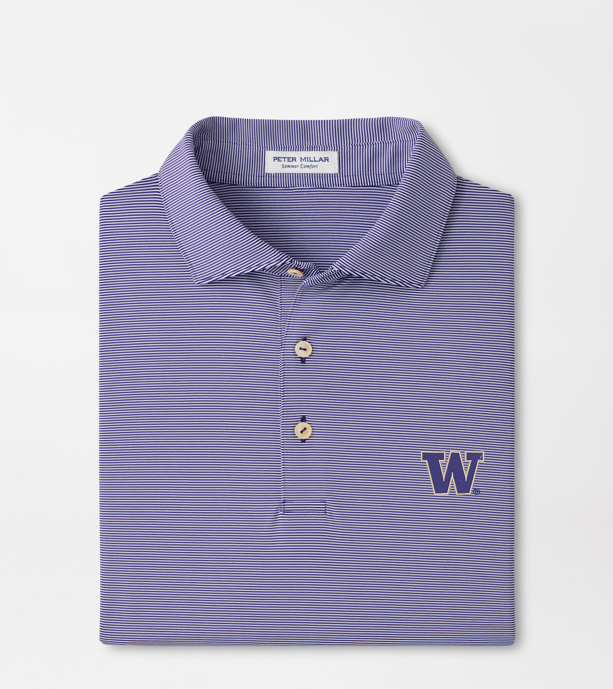 Washington Jubilee Stripe Performance Polo 1 Washington Jubilee Stripe Performance Polo