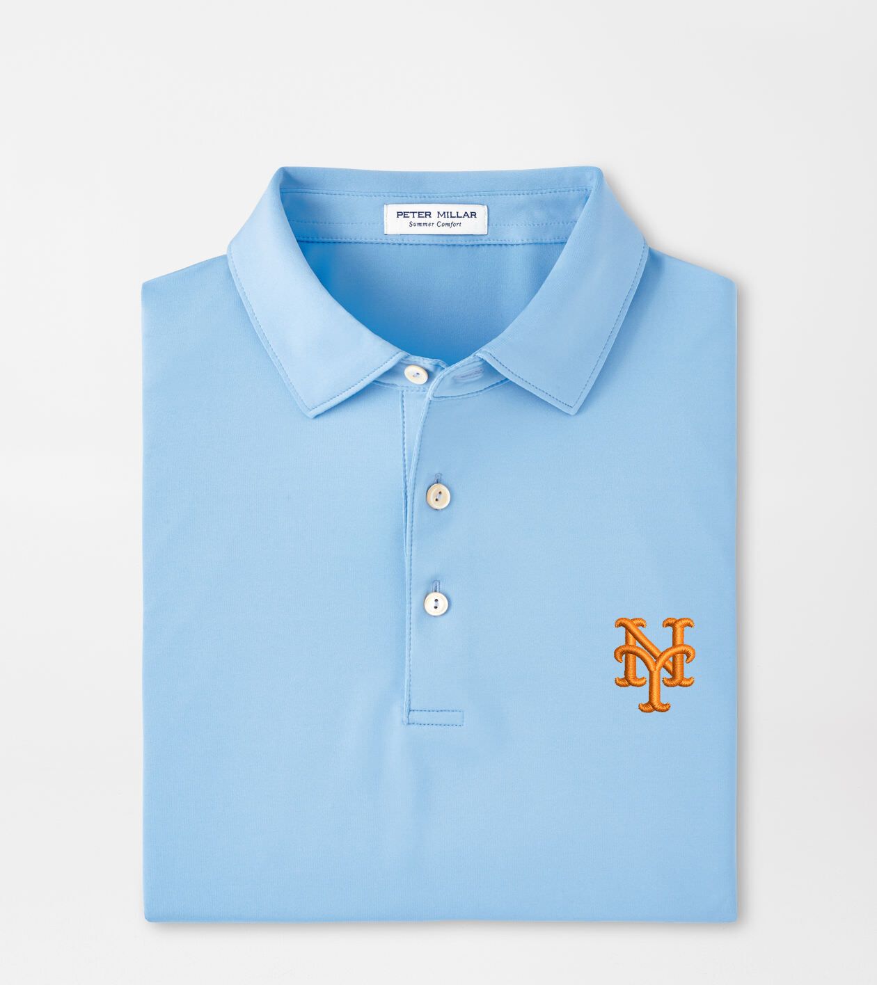 New York Mets Solid Performance Jersey Polo