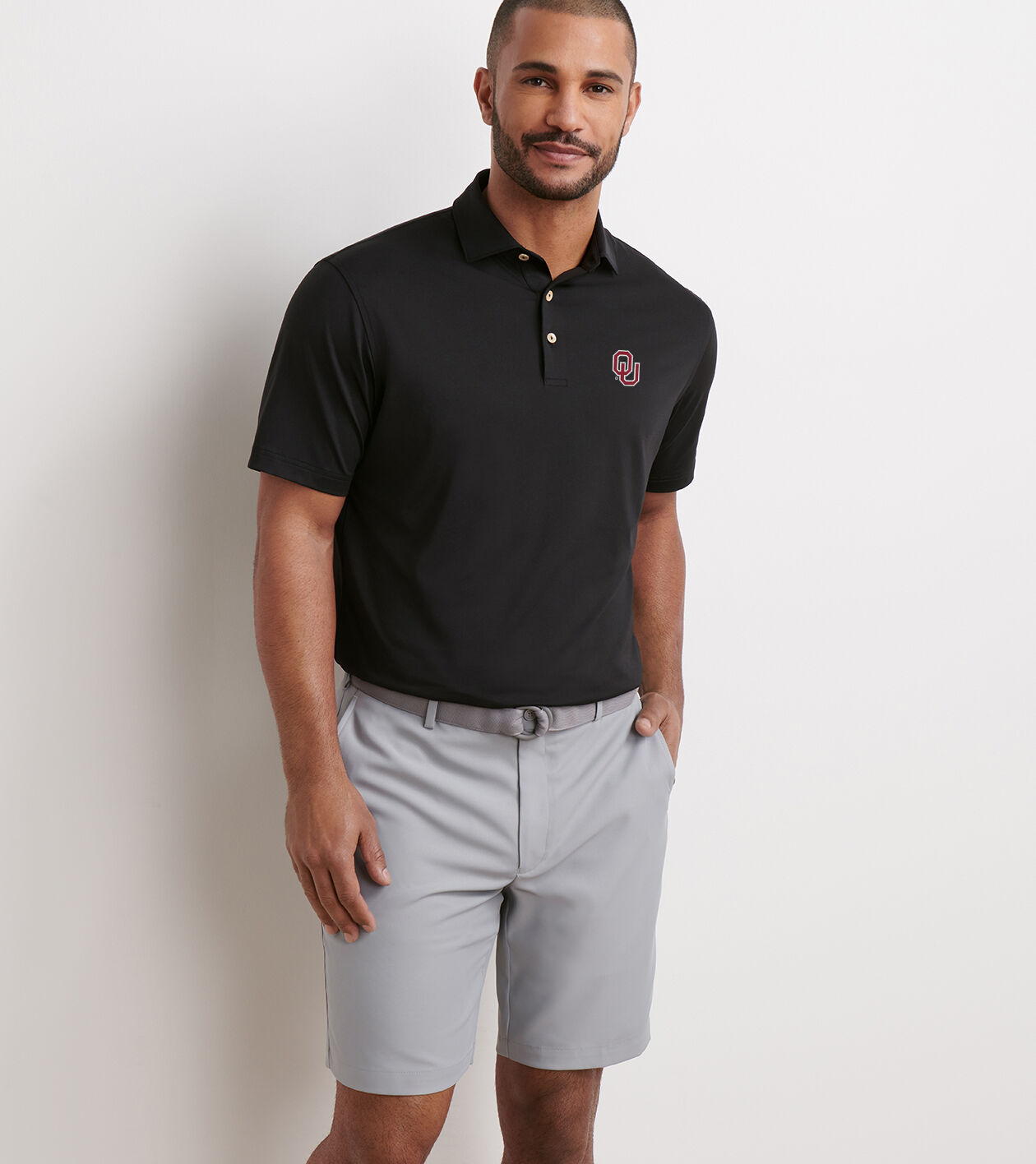 Oklahoma Solid Performance Jersey Polo 2 Oklahoma Solid Performance Jersey Polo