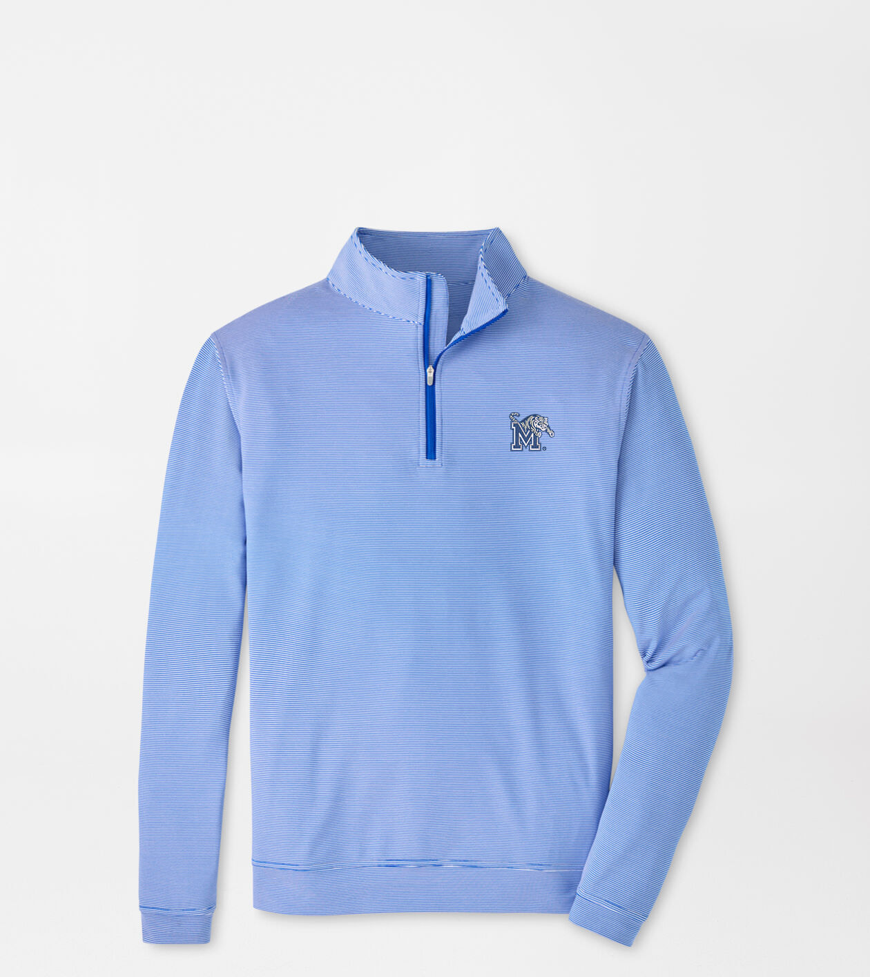 Memphis Perth Mini-Stripe Performance Pullover 1 Memphis Perth Mini-Stripe Performance Pullover