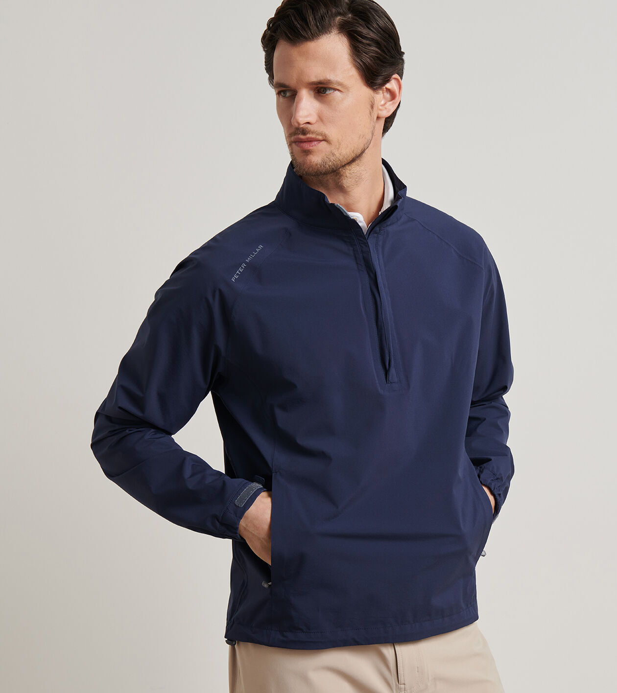 Shield Half-Zip Rain Shell