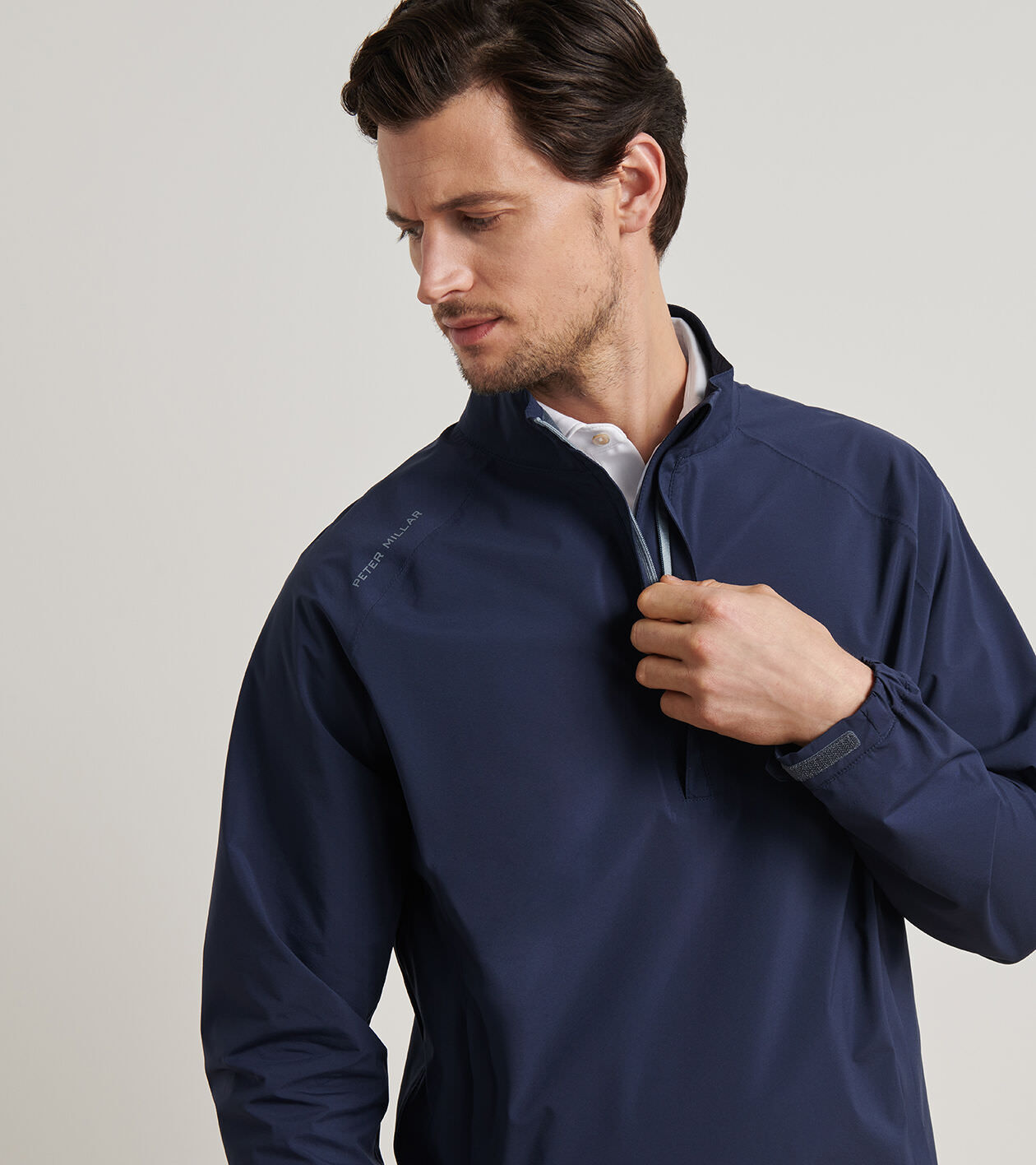Shield Half-Zip Rain Shell