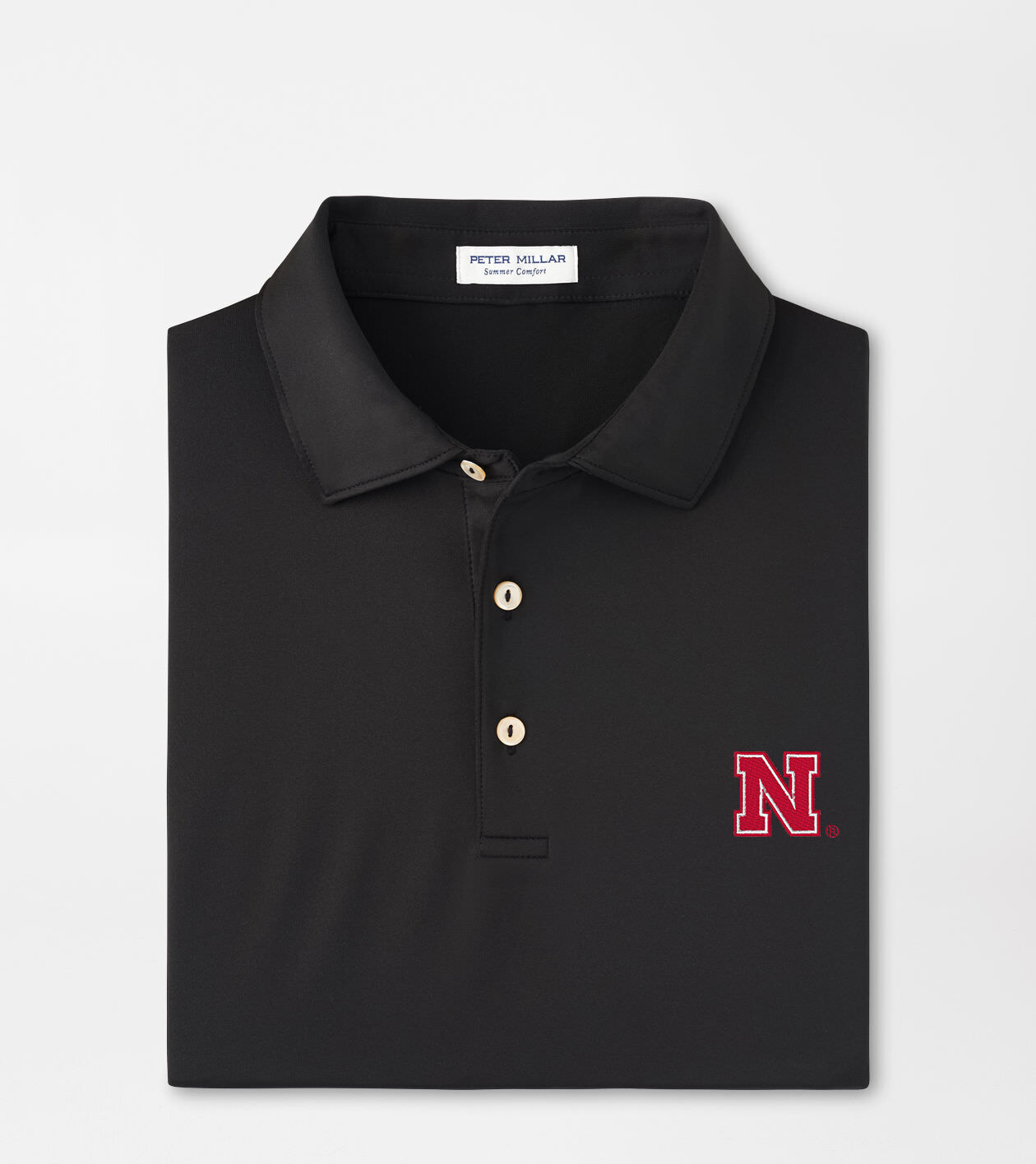 Nebraska Solid Performance Jersey Polo