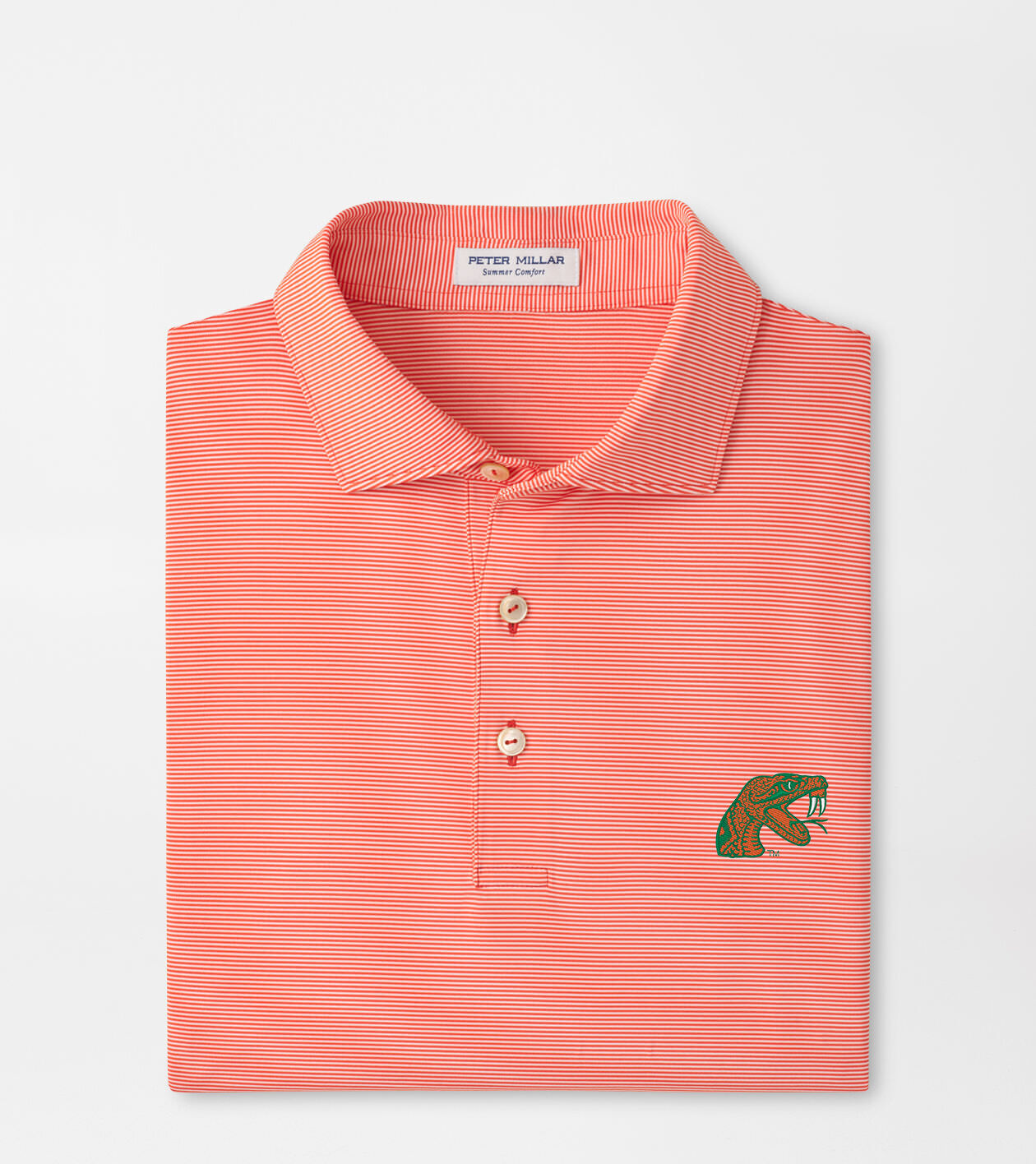 Florida A&M Jubilee Stripe Performance Polo 1 Florida A&M Jubilee Stripe Performance Polo
