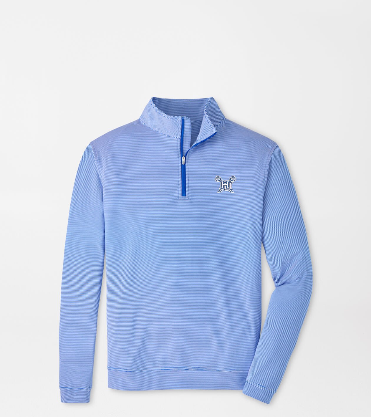 Hampton University Perth Mini-Stripe Performance Pullover