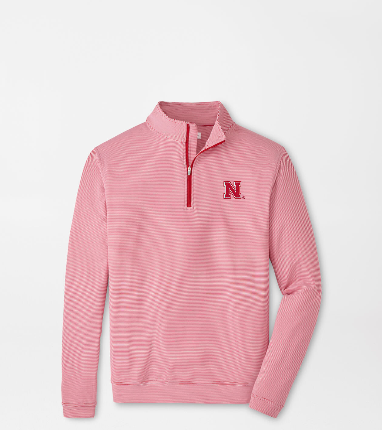 Nebraska Game Day Perth Sugar Stripe Performance Quarter-Zip