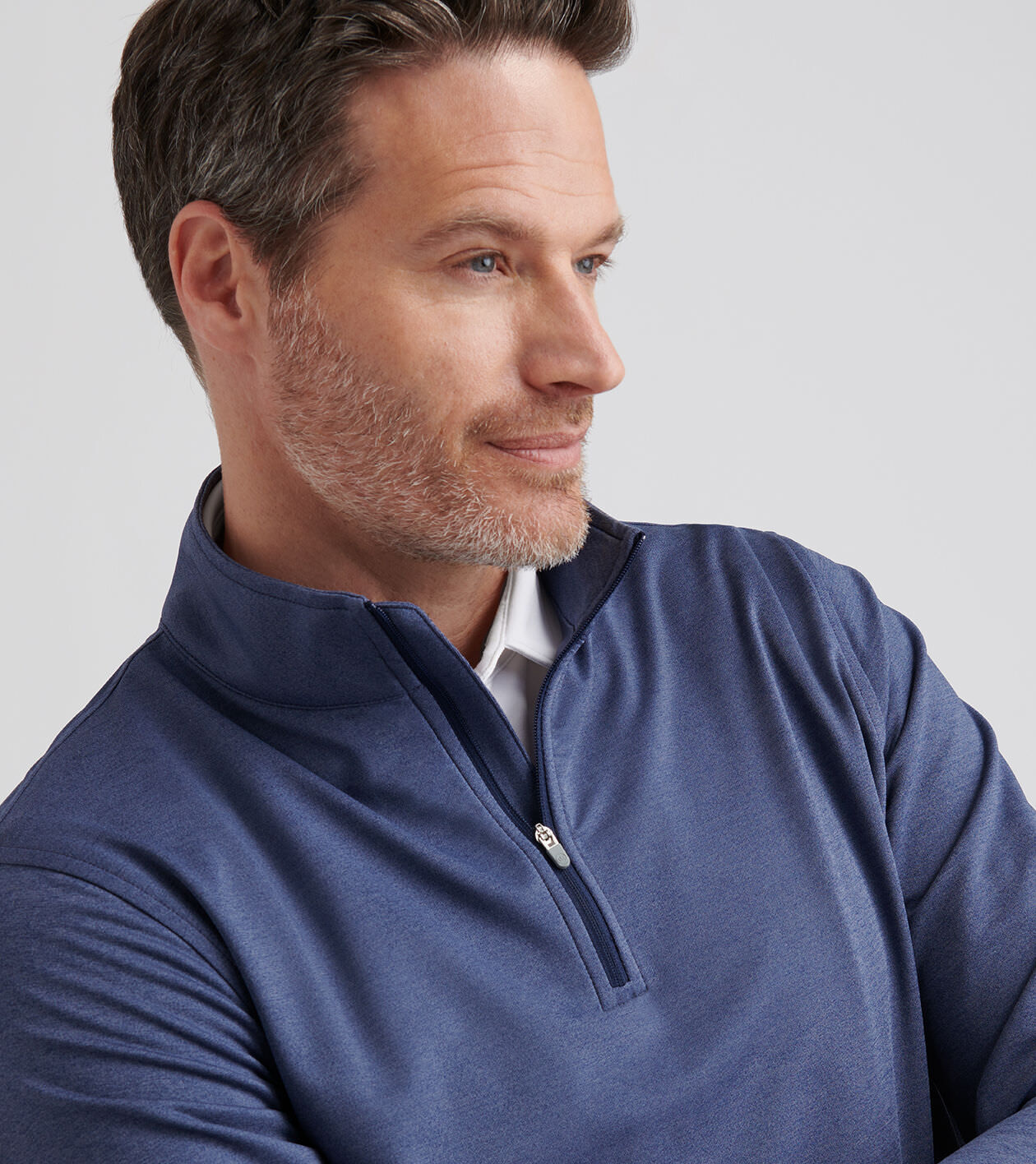 Perth Mélange Performance Quarter-Zip 5 Perth Mélange Performance Quarter-Zip