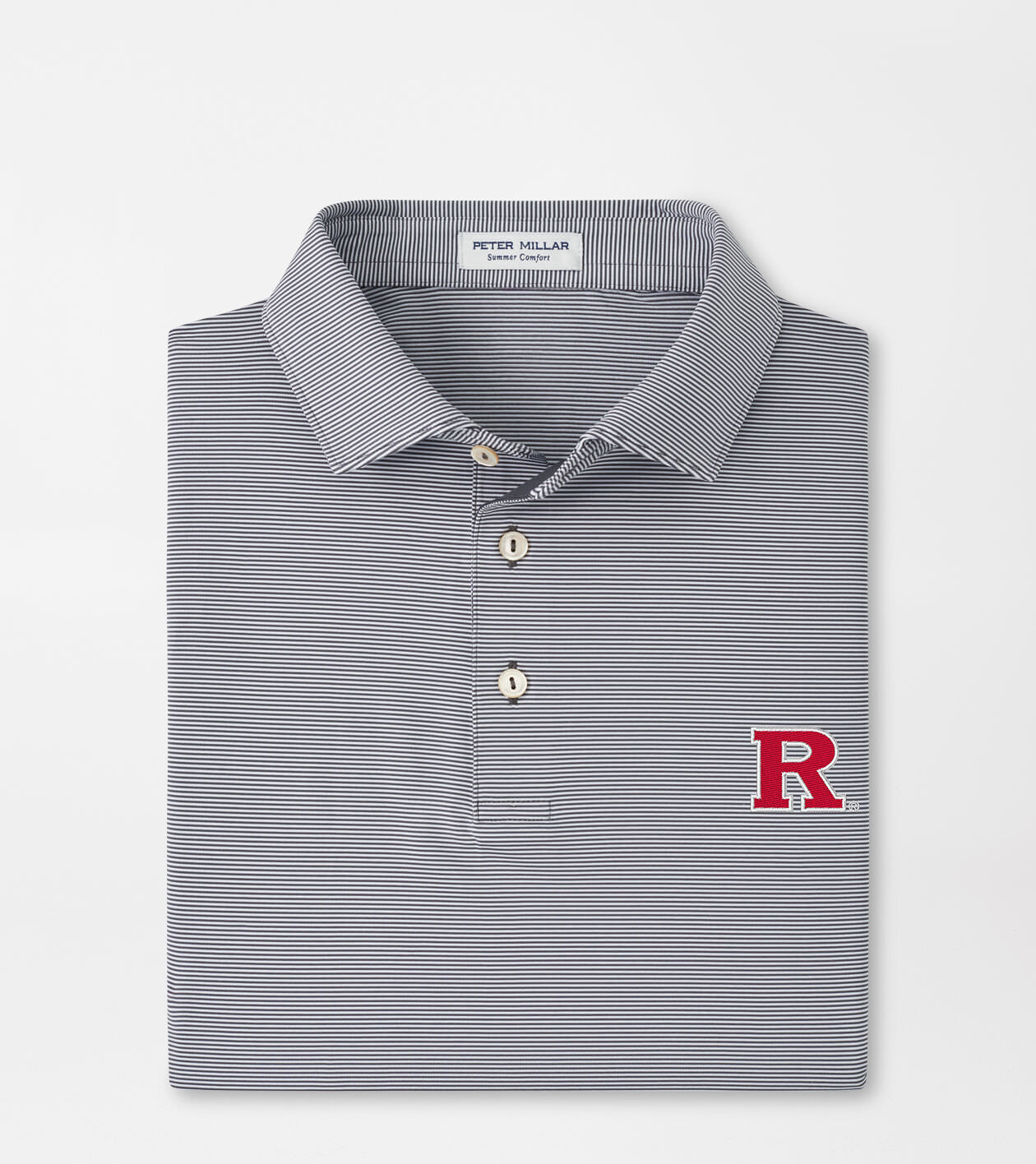 Rutgers Jubilee Stripe Performance Polo