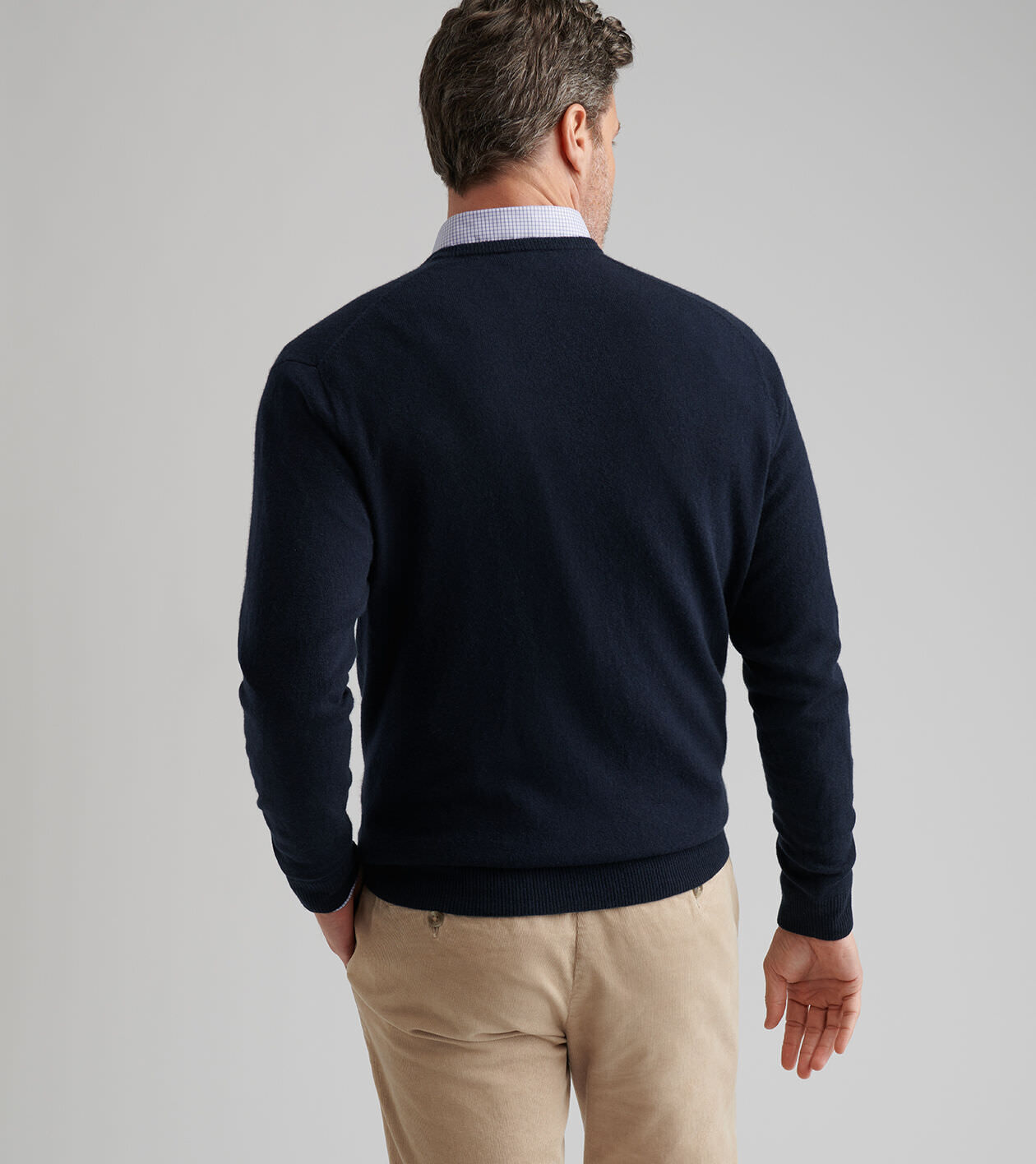 Crown Heritage Cashmere V-Neck Sweater 3 Crown Heritage Cashmere V-Neck Sweater