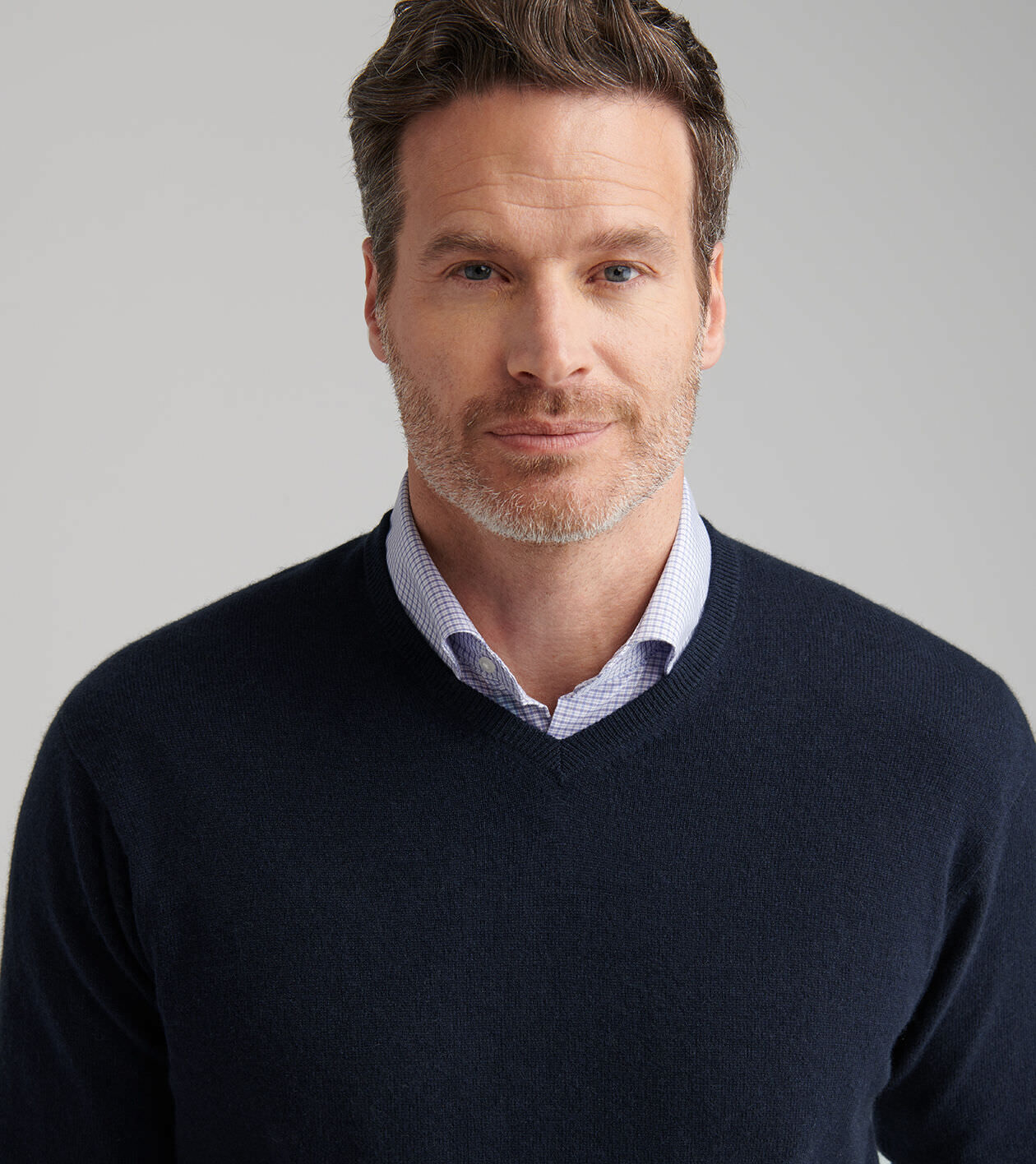 Crown Heritage Cashmere V-Neck Sweater 4 Crown Heritage Cashmere V-Neck Sweater