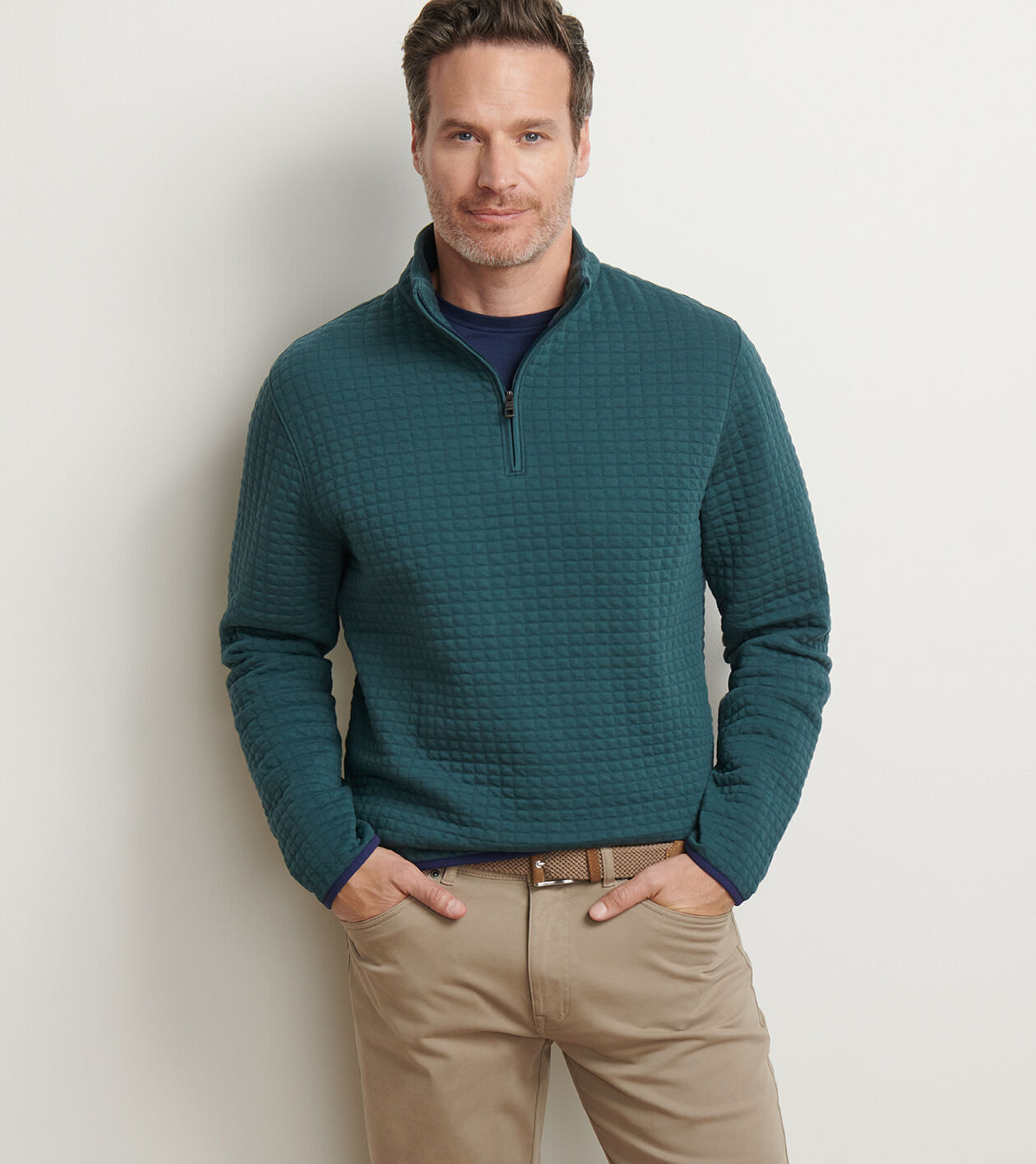 Quad Quilted Quarter-Zip 2 Quad Quilted Quarter-Zip