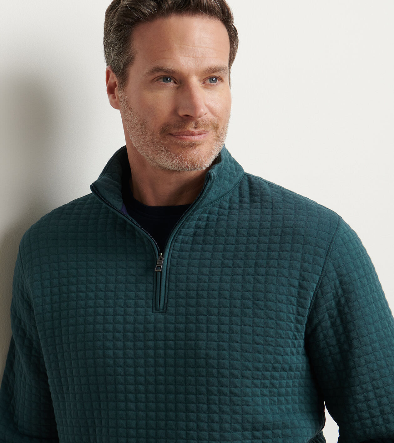 Quad Quilted Quarter-Zip 4 Quad Quilted Quarter-Zip