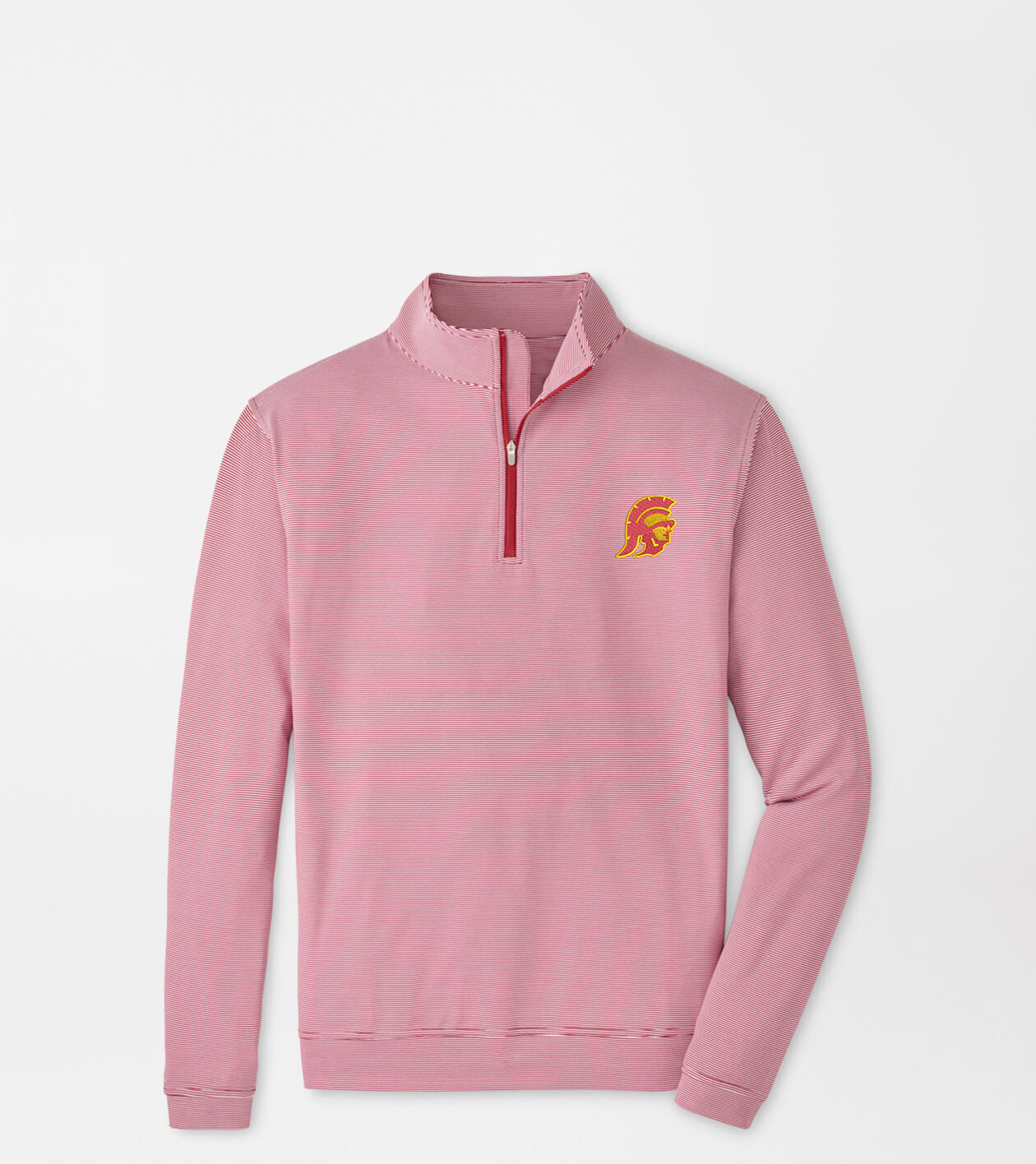 USC Trojan Game Day Perth Sugar Stripe Performance Quarter-Zip