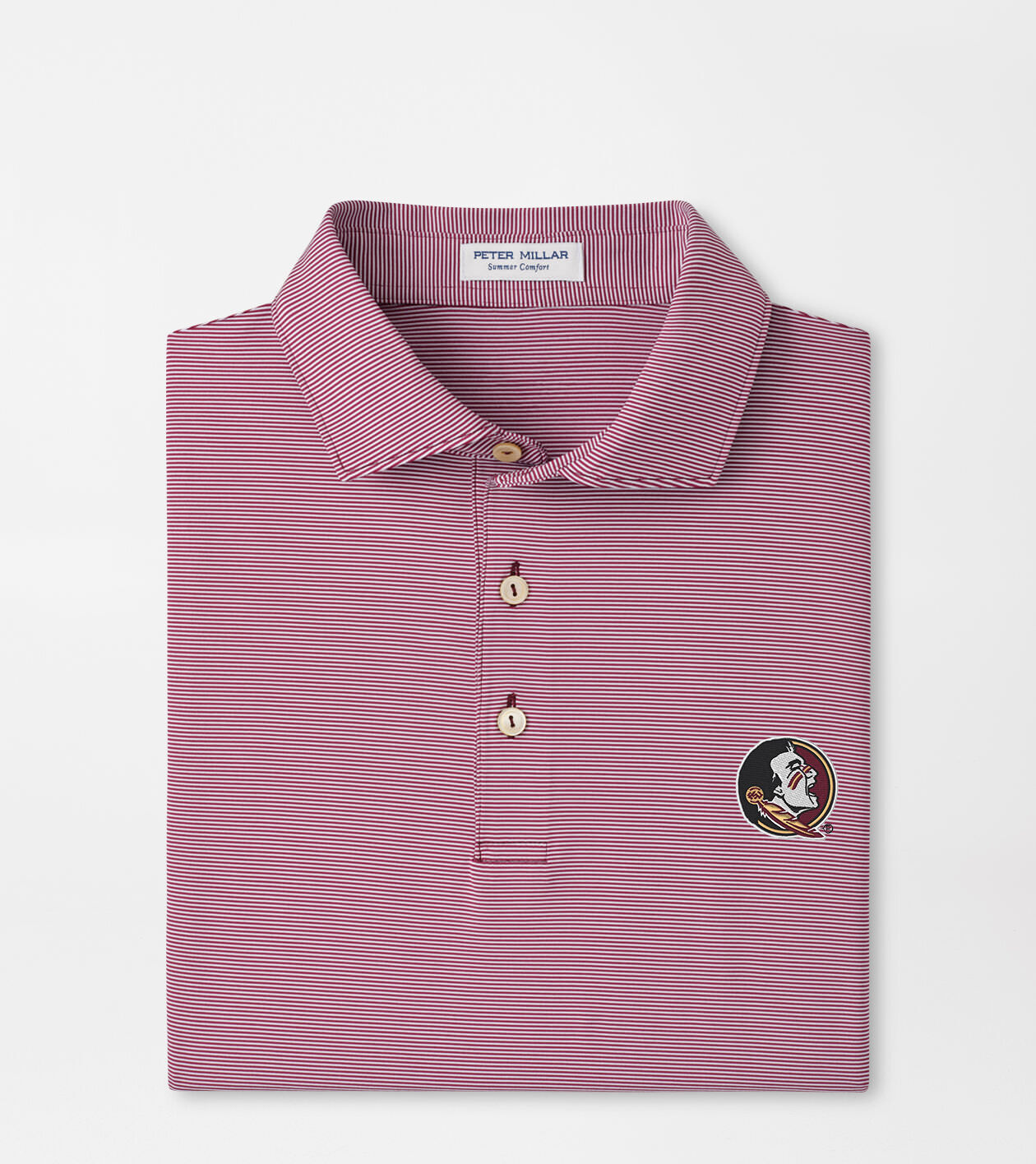 Florida State Seminole Game Day Jubilee Stripe Performance Polo
