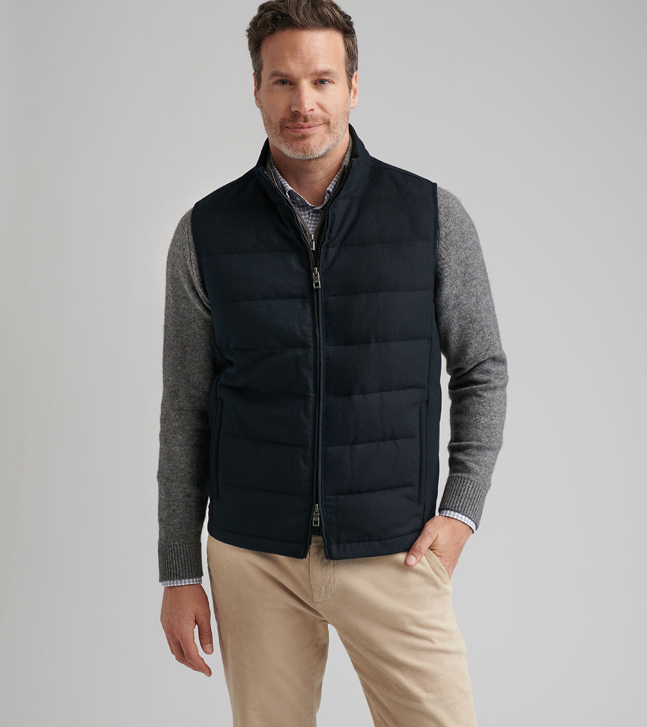 Davos Flannel Vest