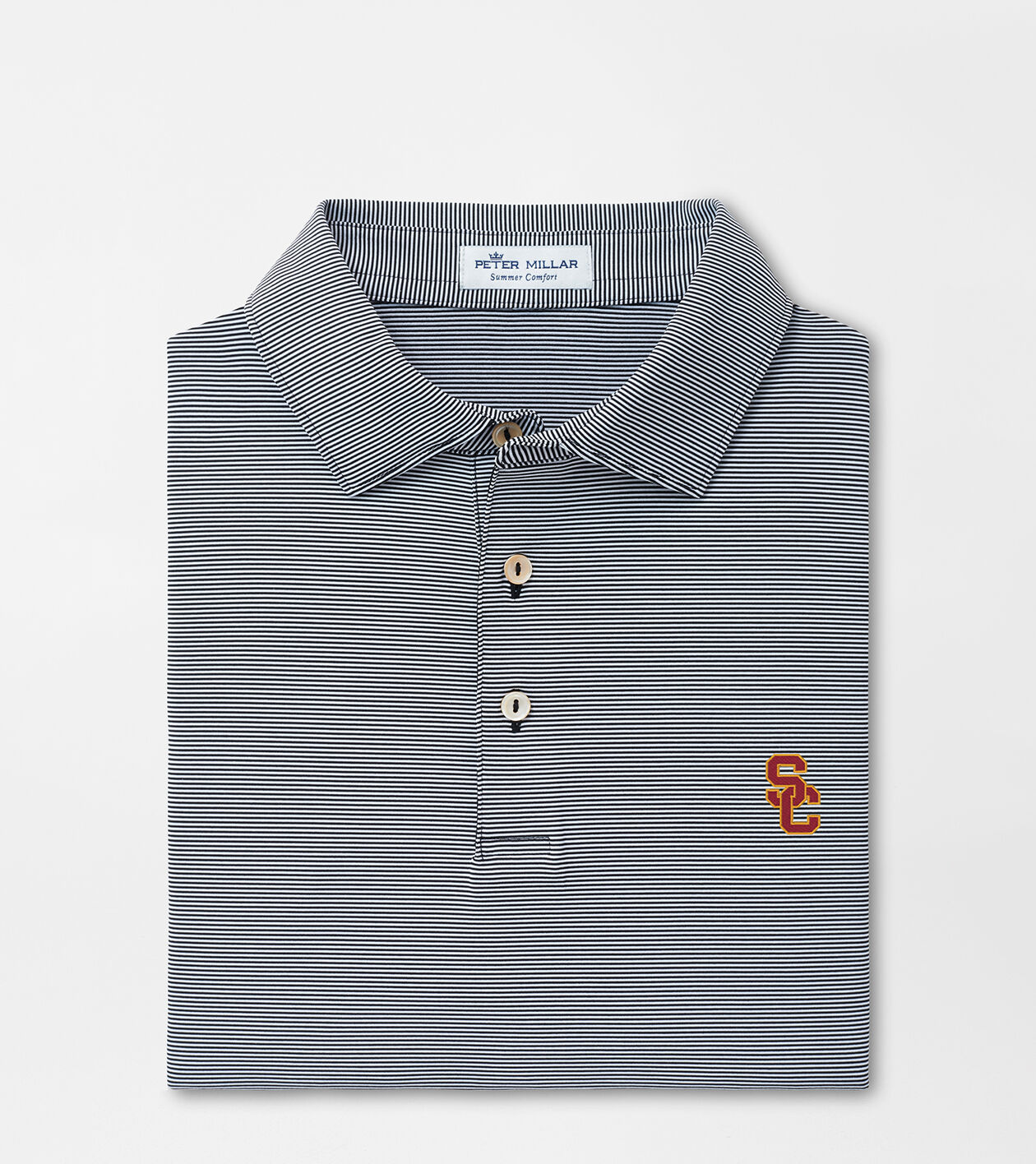 Southern California Interlocking SC Jubilee Stripe Performance Polo