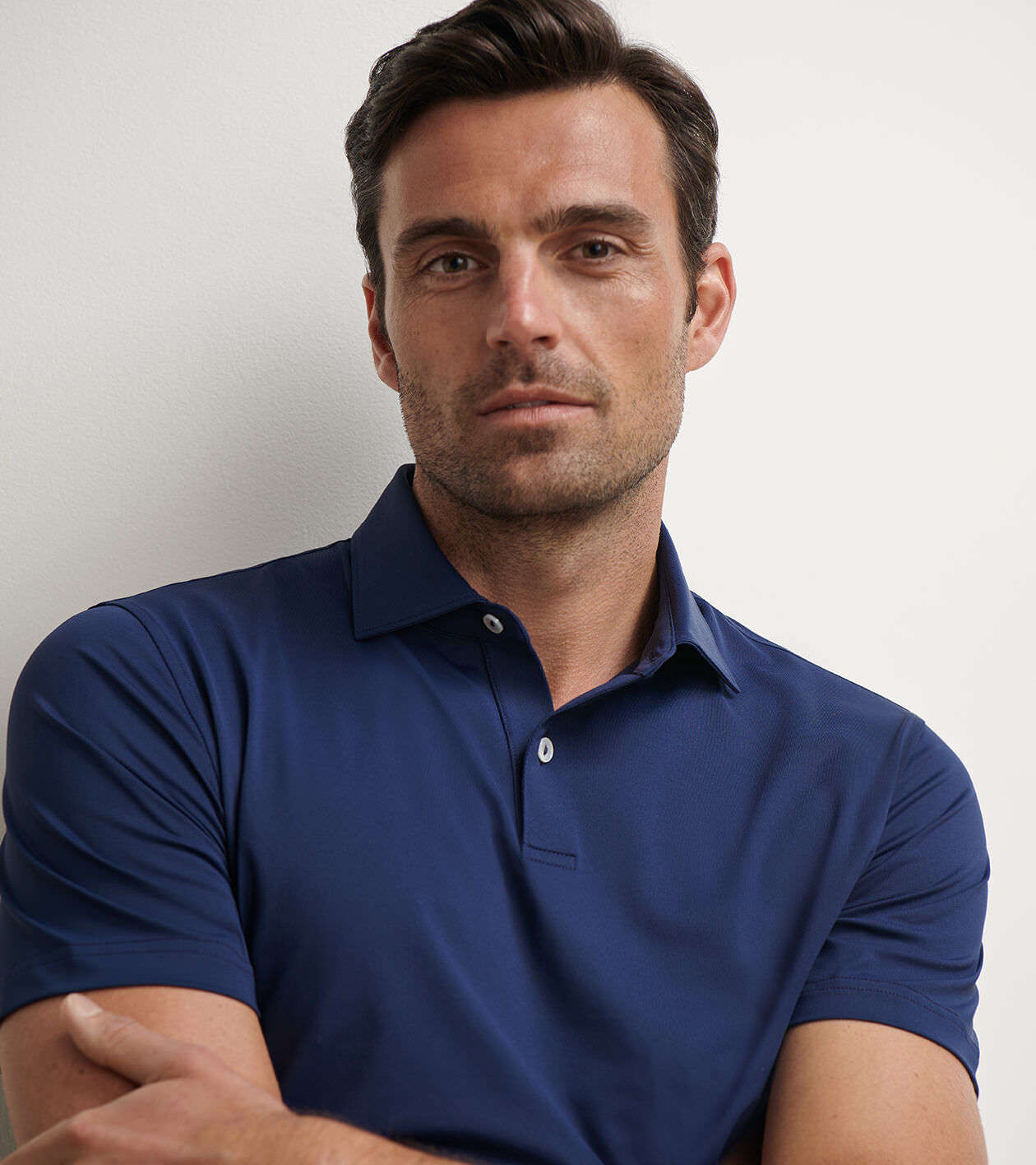 Solid Performance Jersey Polo 5 Solid Performance Jersey Polo