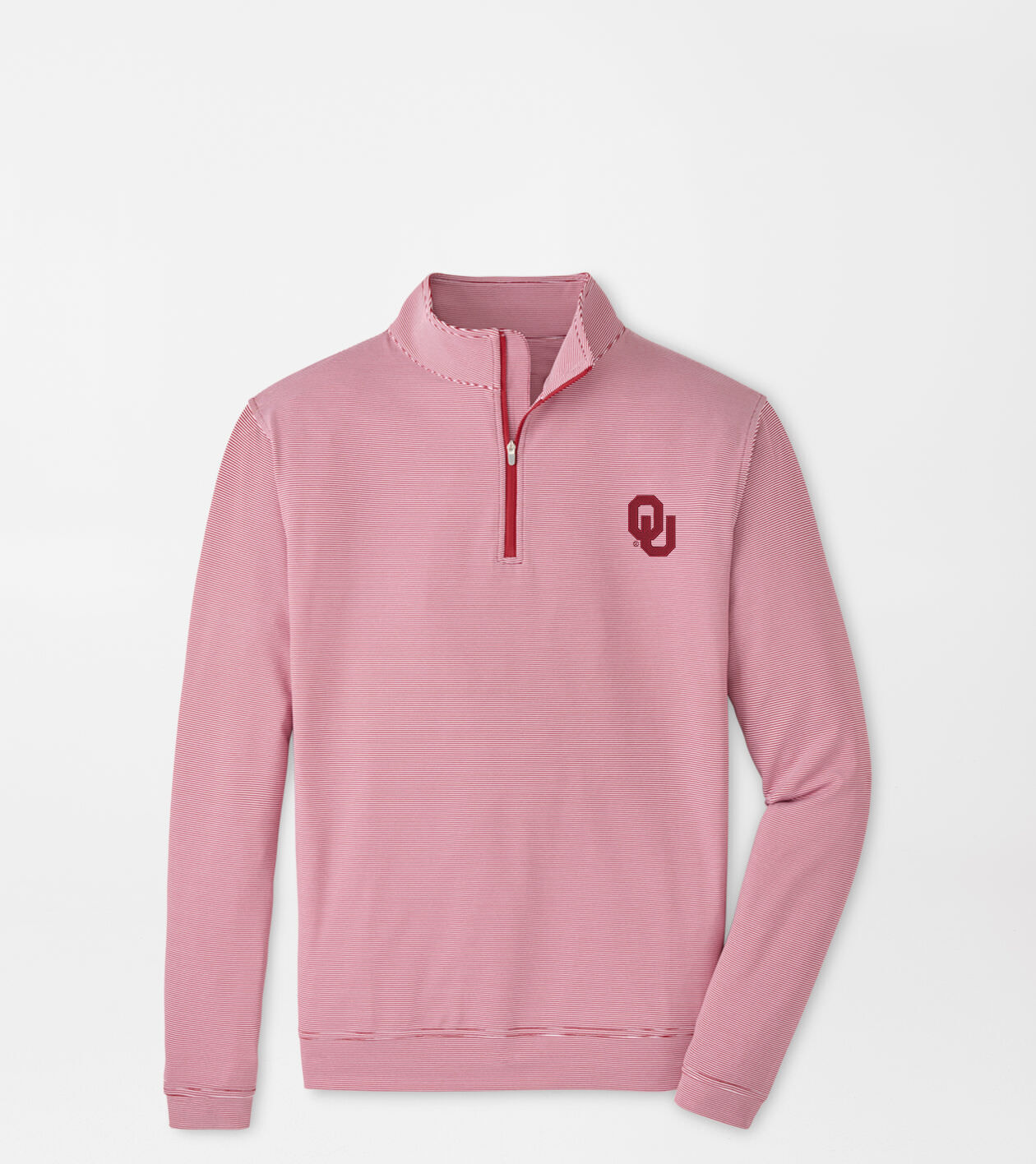 Oklahoma Game Day Perth Sugar Stripe Performance Quarter-Zip 1 Oklahoma Game Day Perth Sugar Stripe Performance Quarter-Zip