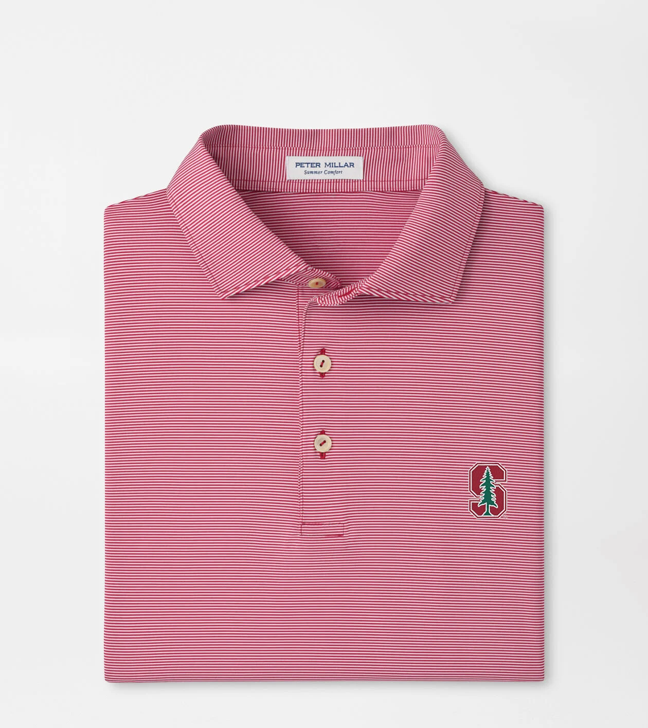Stanford Jubilee Stripe Performance Polo