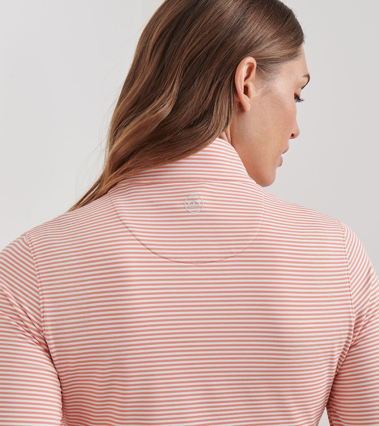 Perth Vista Stripe Performance Quarter-Zip 4 Perth Vista Stripe Performance Quarter-Zip