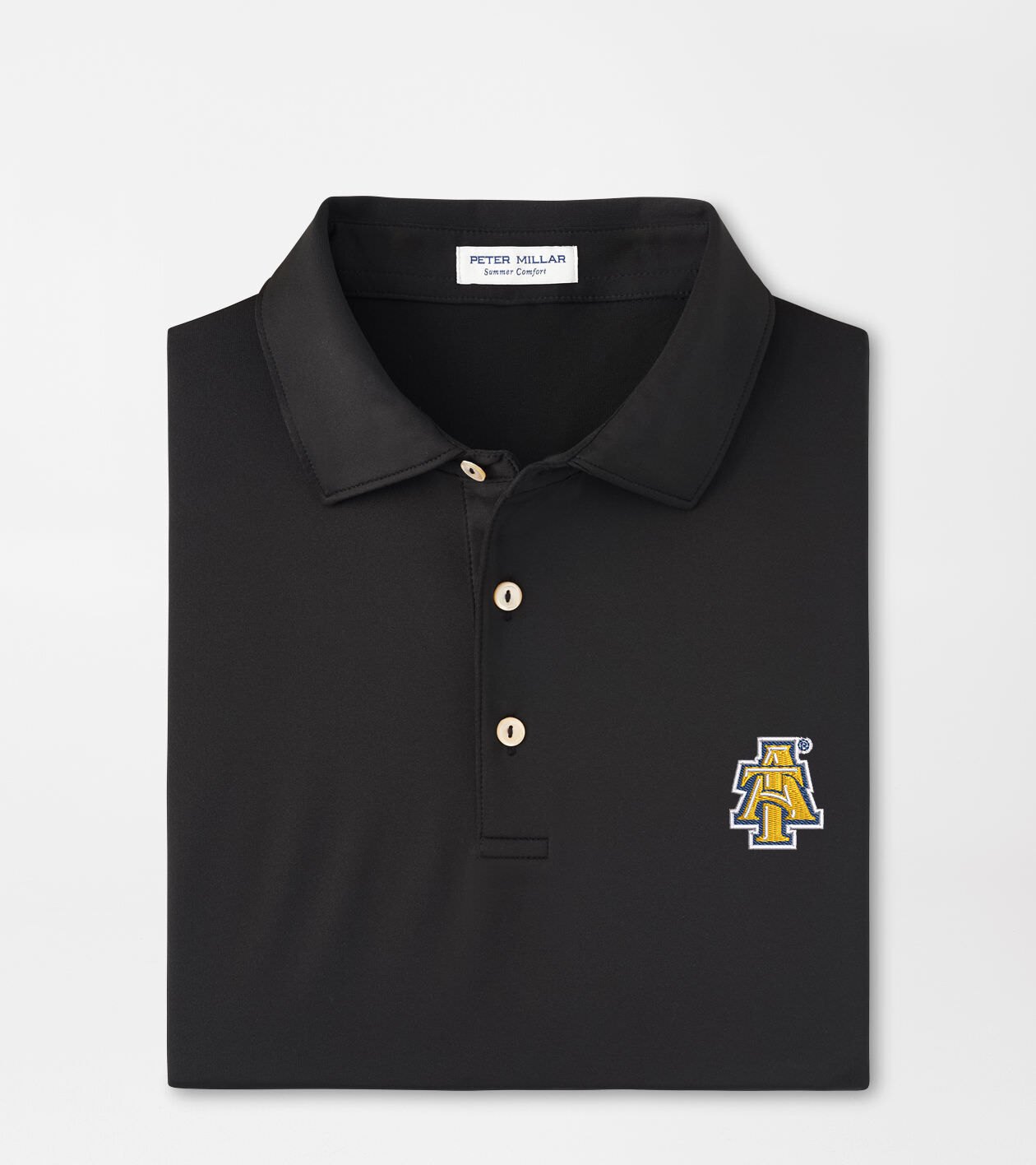 NC A&T Solid Performance Jersey Polo (Sean Self Collar) 1 NC A&T Solid Performance Jersey Polo (Sean Self Collar)
