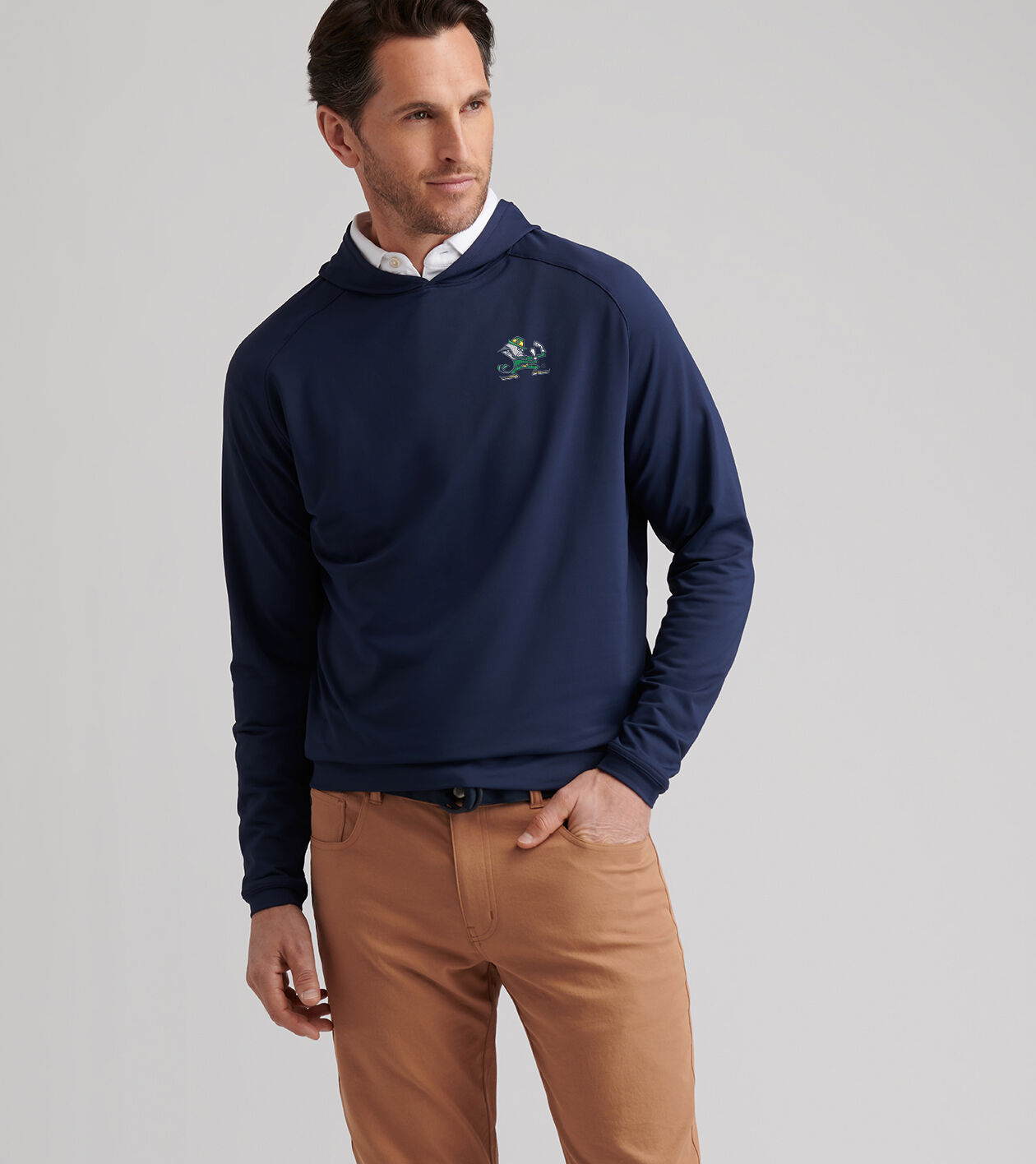 Notre Dame Fighting Irish Pine Performance Hoodie