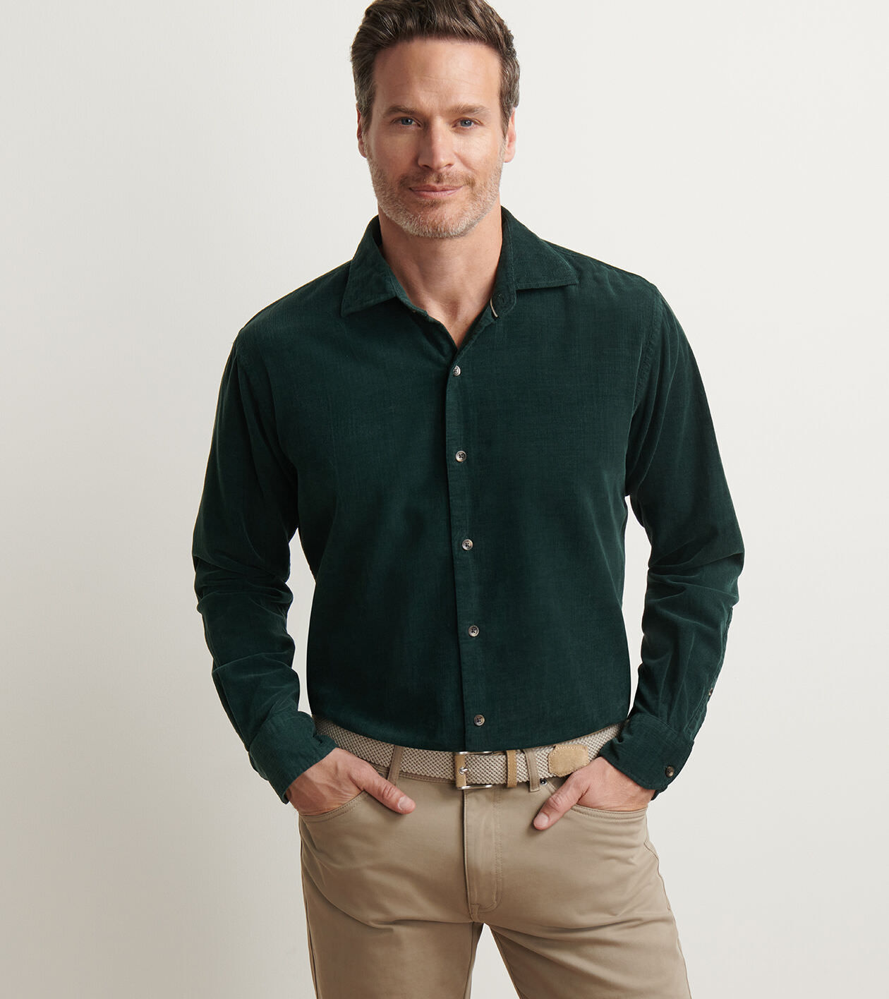 Aspen Cotton Cashmere Corduroy Sport Shirt